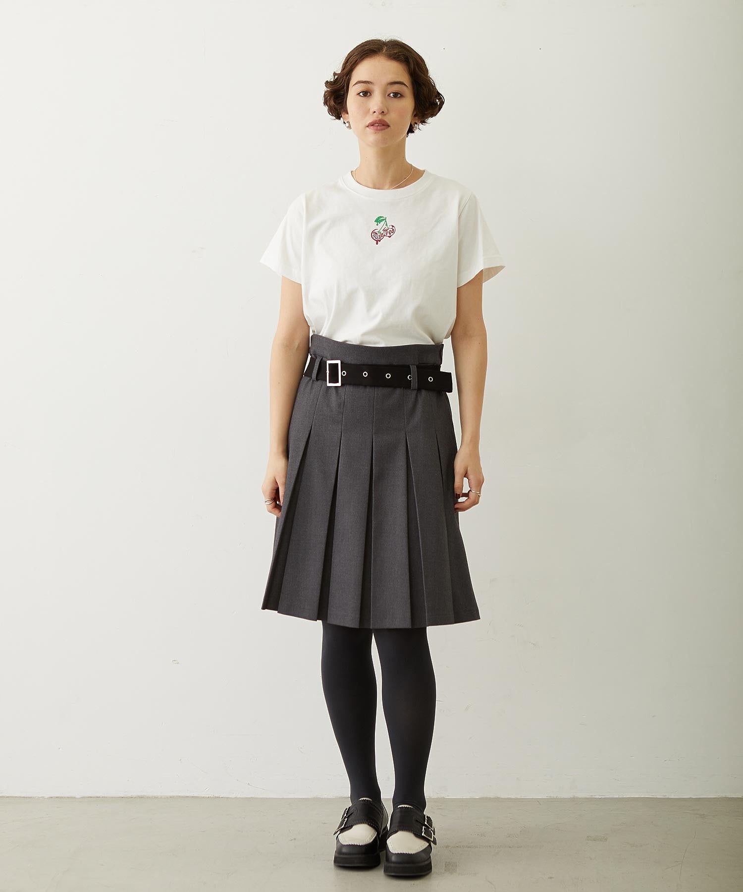 MINI MELTY GLITTER CHERRY COMPACT S/S TEE