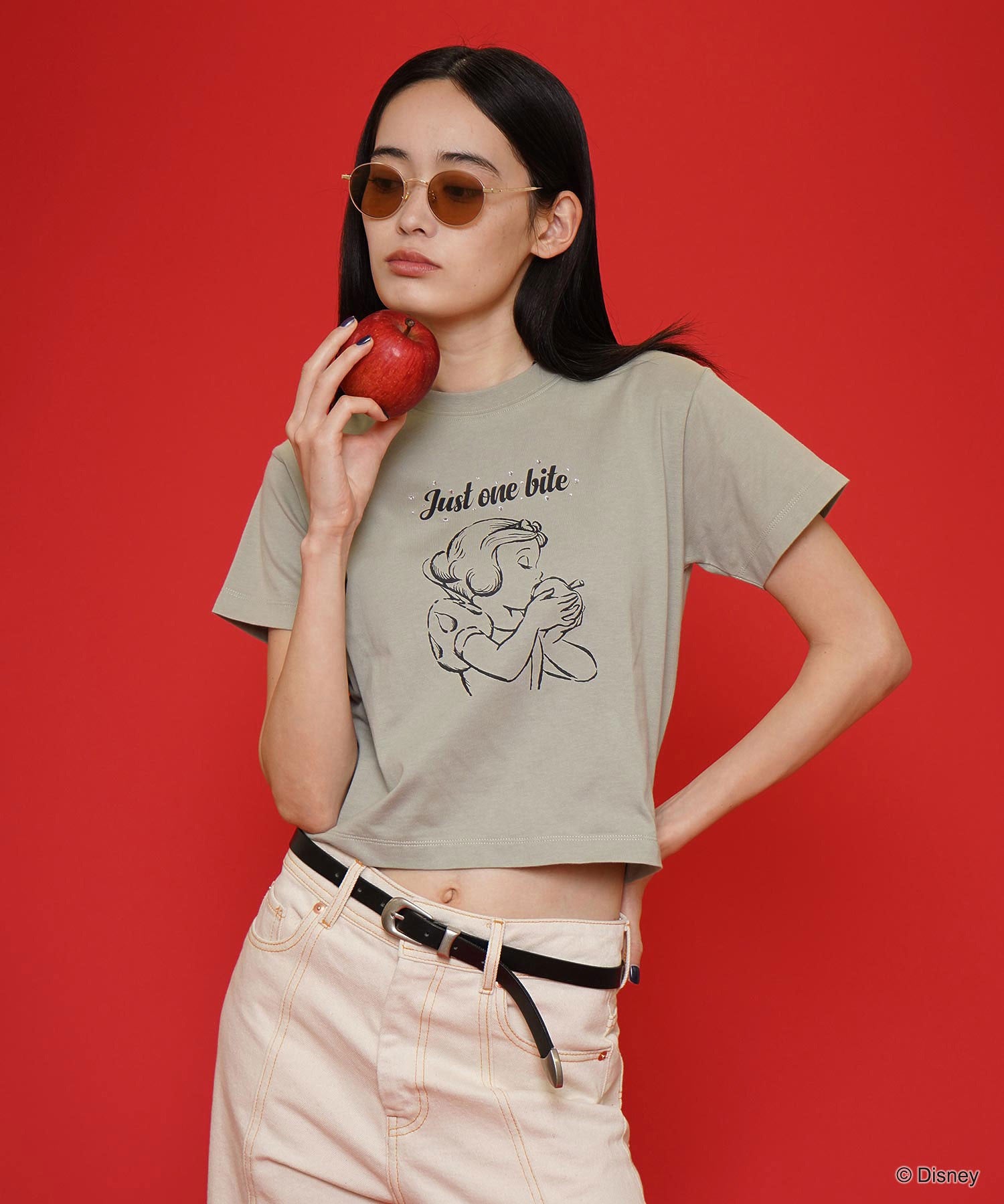 白雪姫/ストーンコンパクトTシャツ