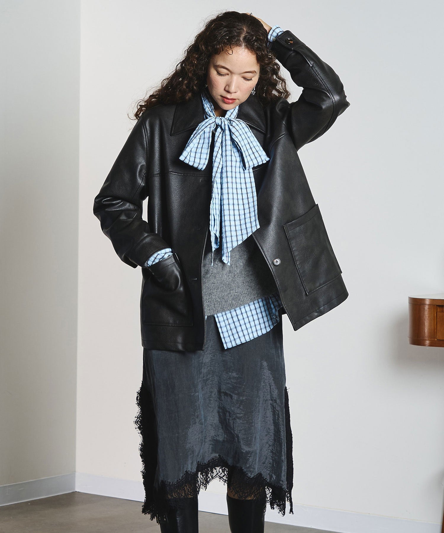 model:165cm 着用サイズ:ONE SIZE