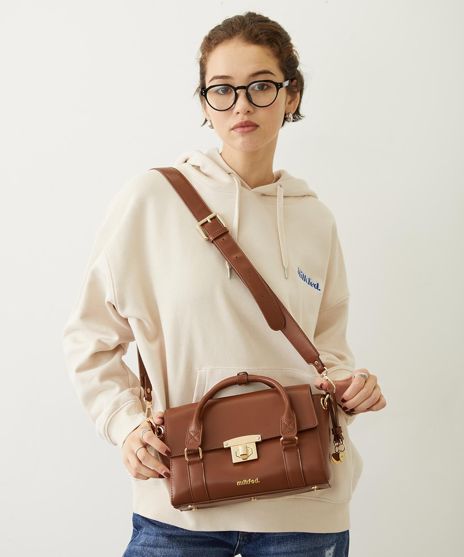 2WAY TOP HANDLE BAG