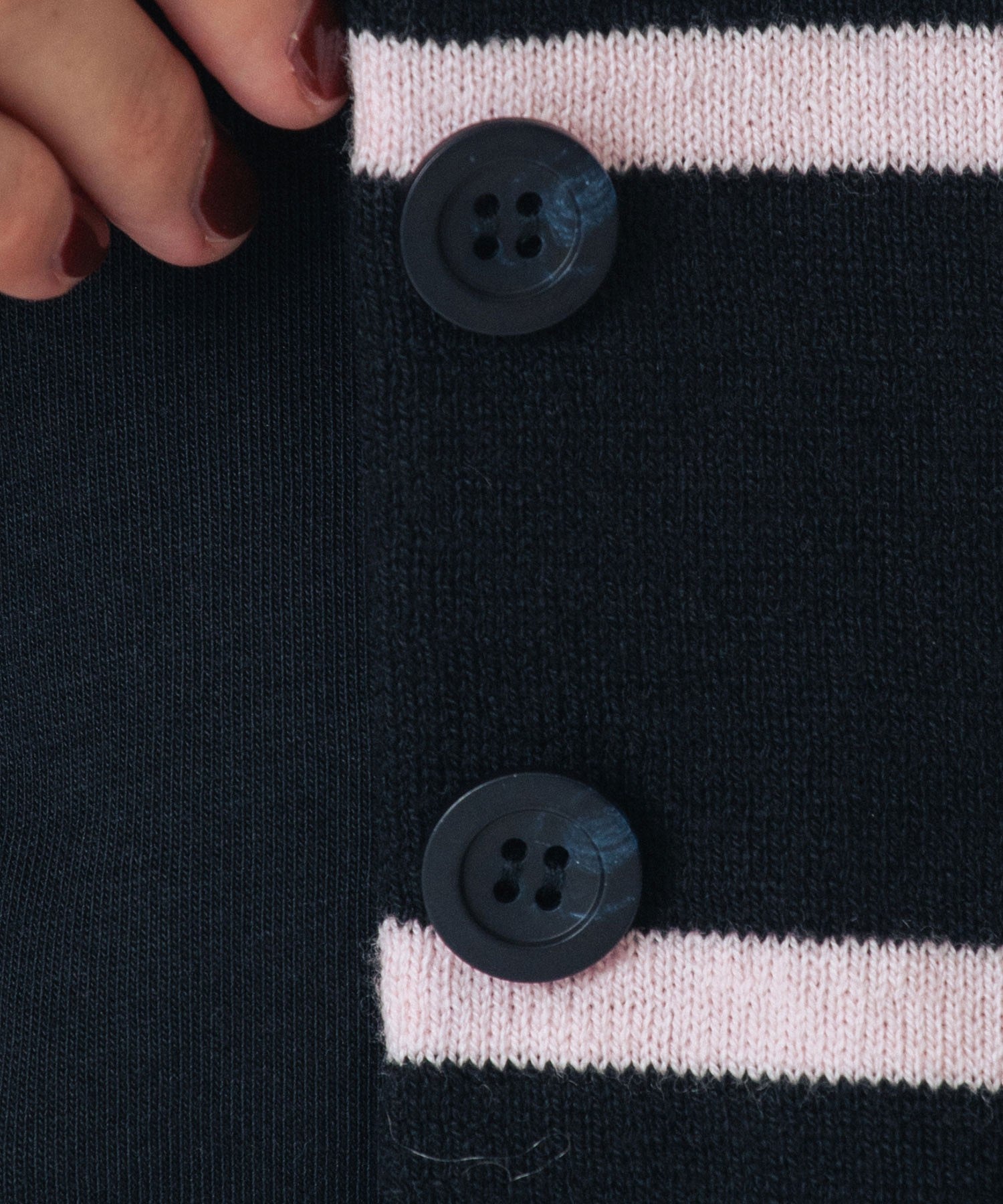 CREOLME/MULTI STRIPE KNIT CARDIGAN