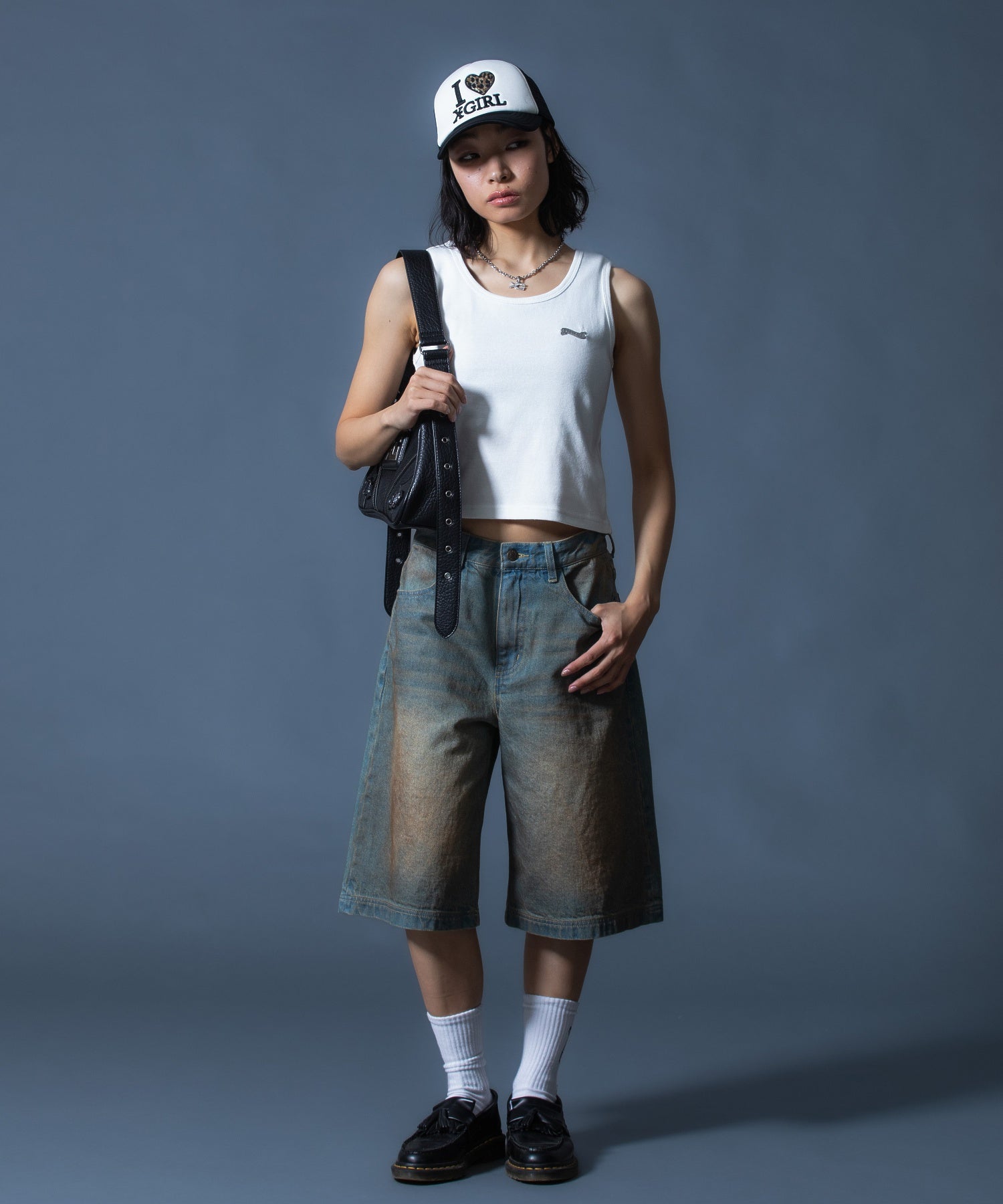 I LOVE X-GIRL TRUCKER CAP
