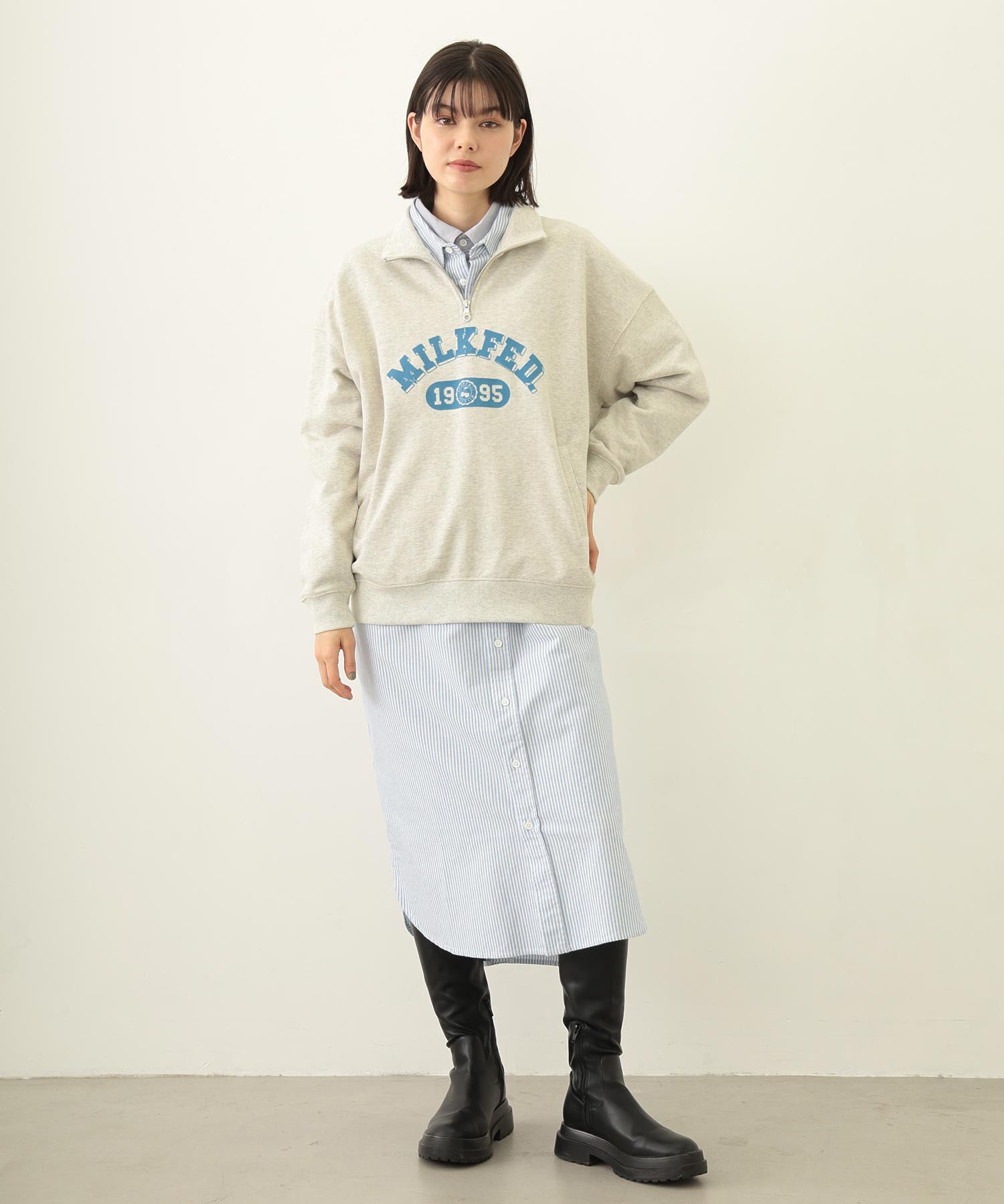 LAYERED SHIRTS DRESS