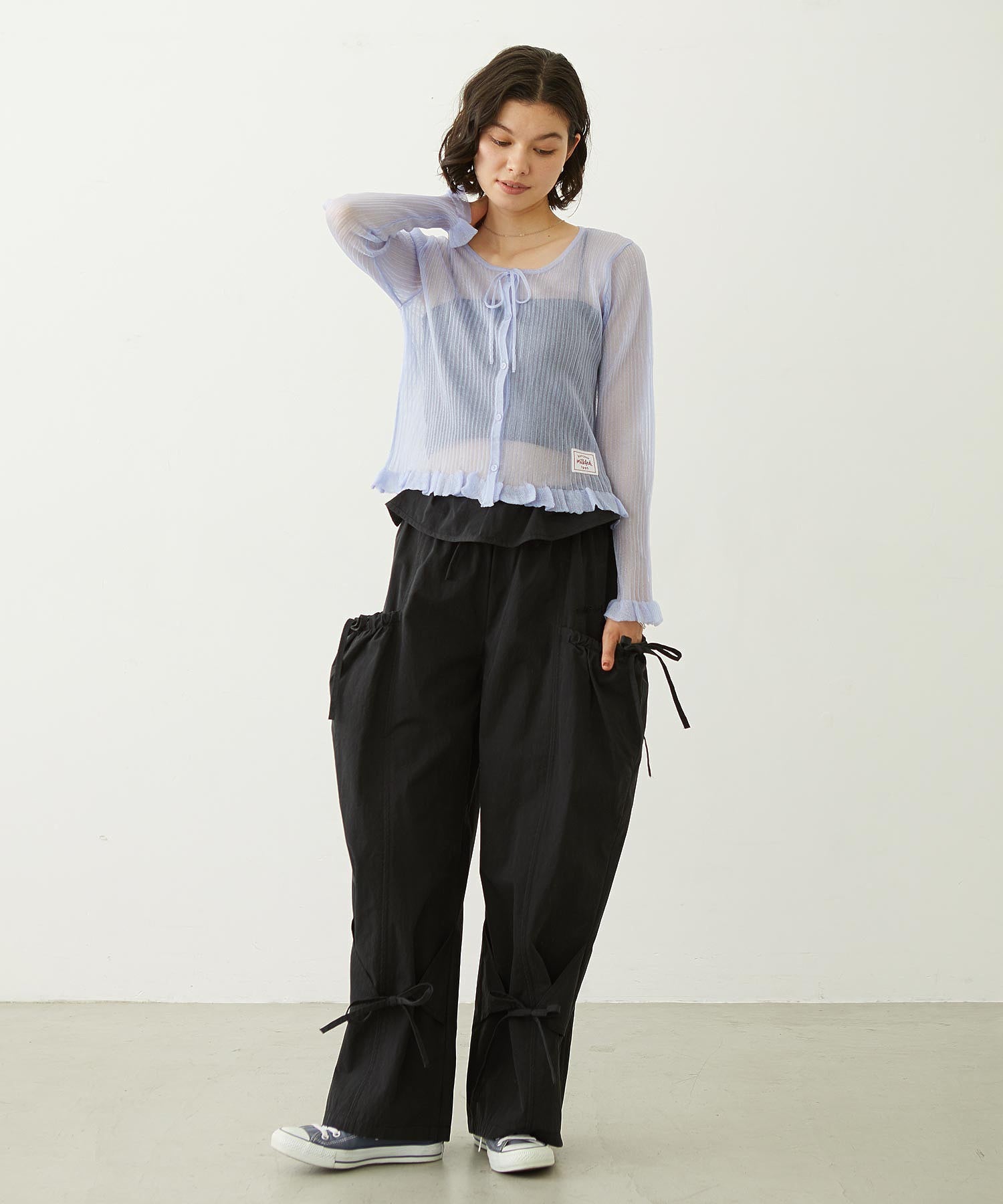 2-PIECE SHEER CARDIGAN