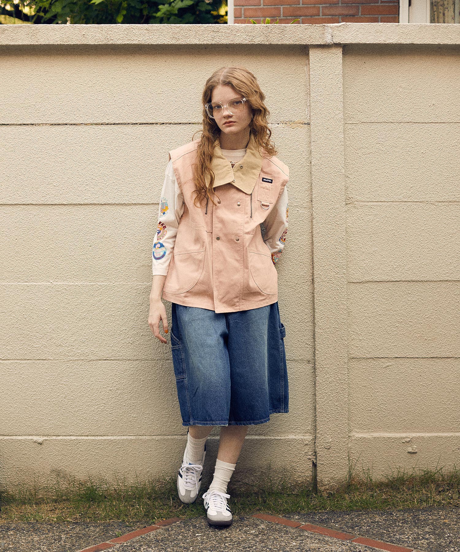 70S LOGO THREE QUARTER SLEEVE TOP