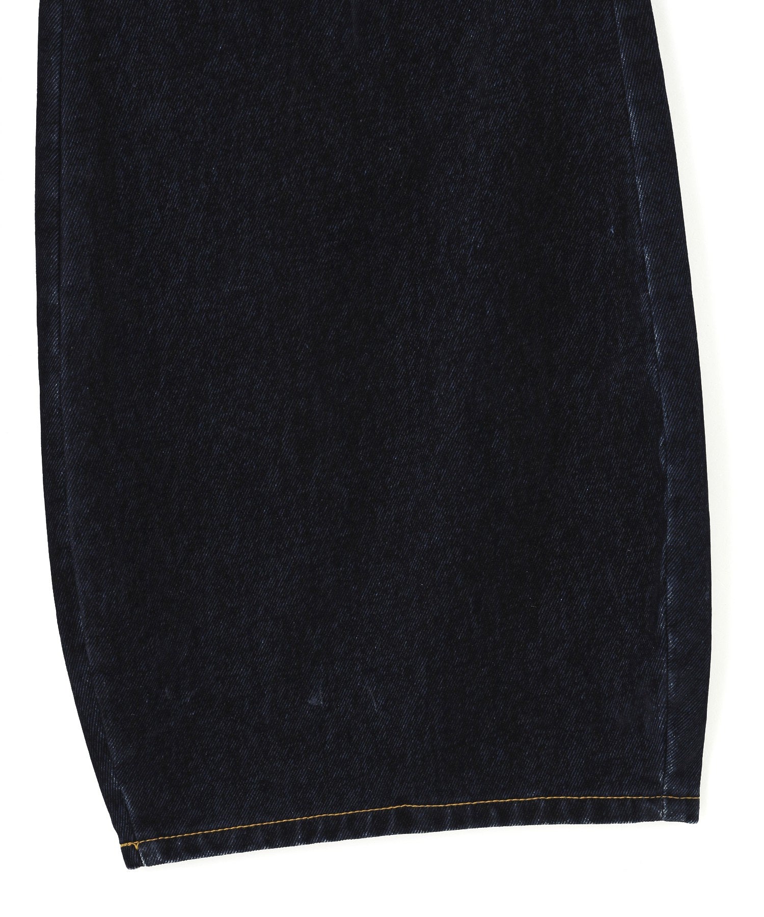 FLOCKED DENIM FLARE PANTS