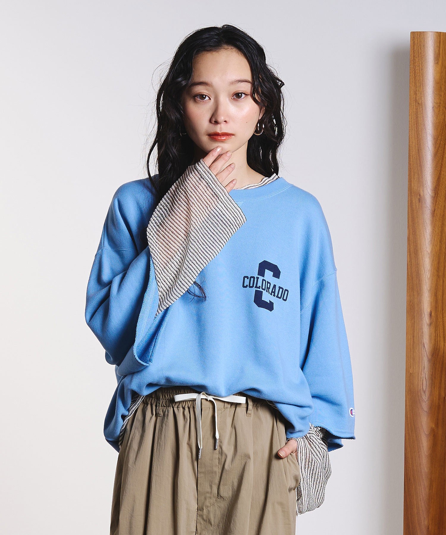 model:161cm 着用サイズ:ONE SIZE