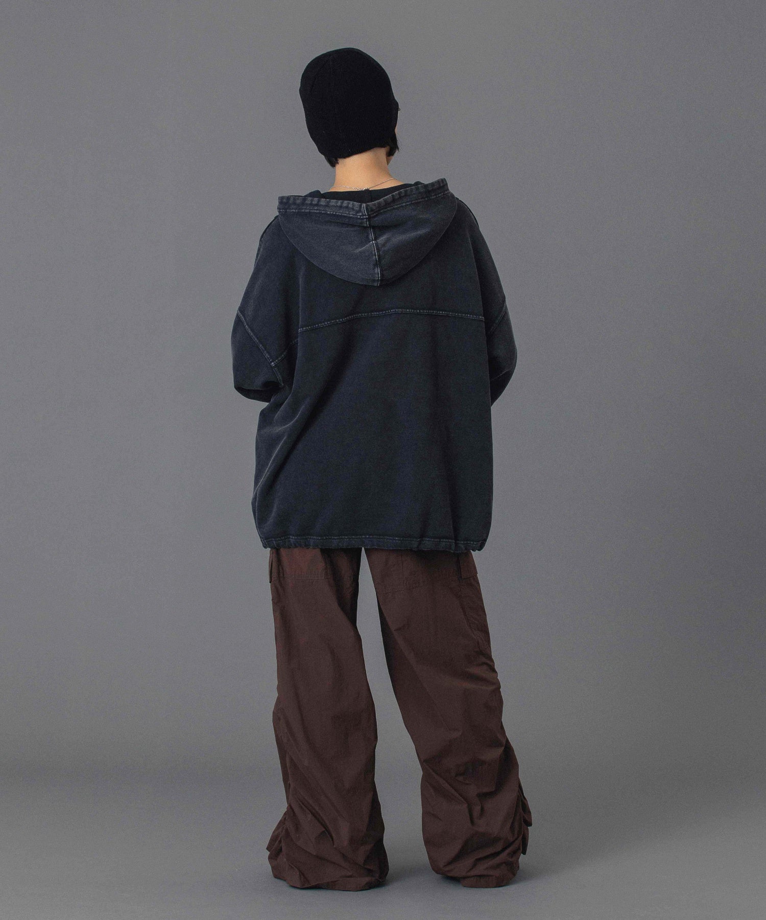 VOLUME HEM LOOSE EASY PANTS