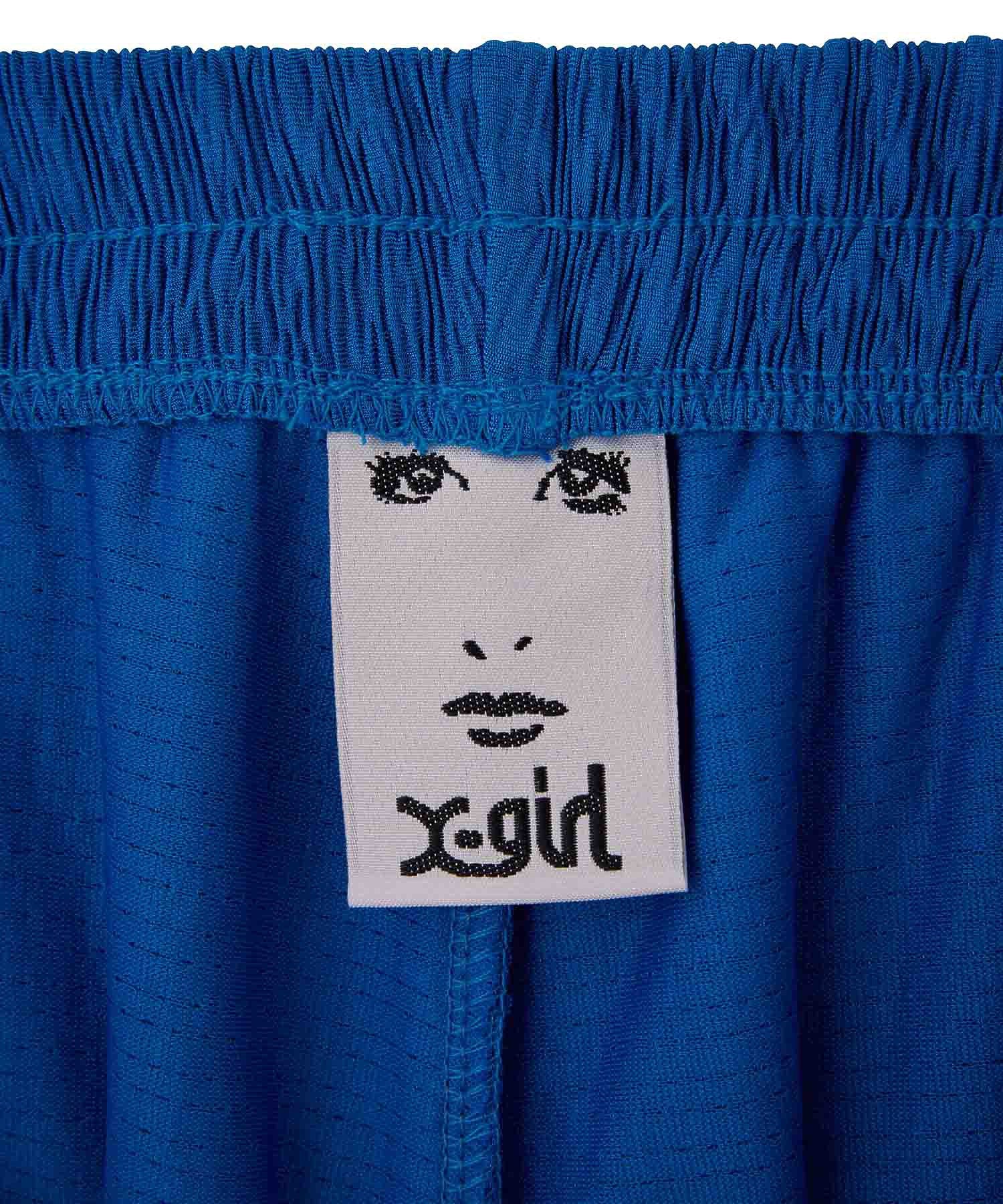 CREPE LETTUCE EDGE FLARE EASY PANTS X-girl