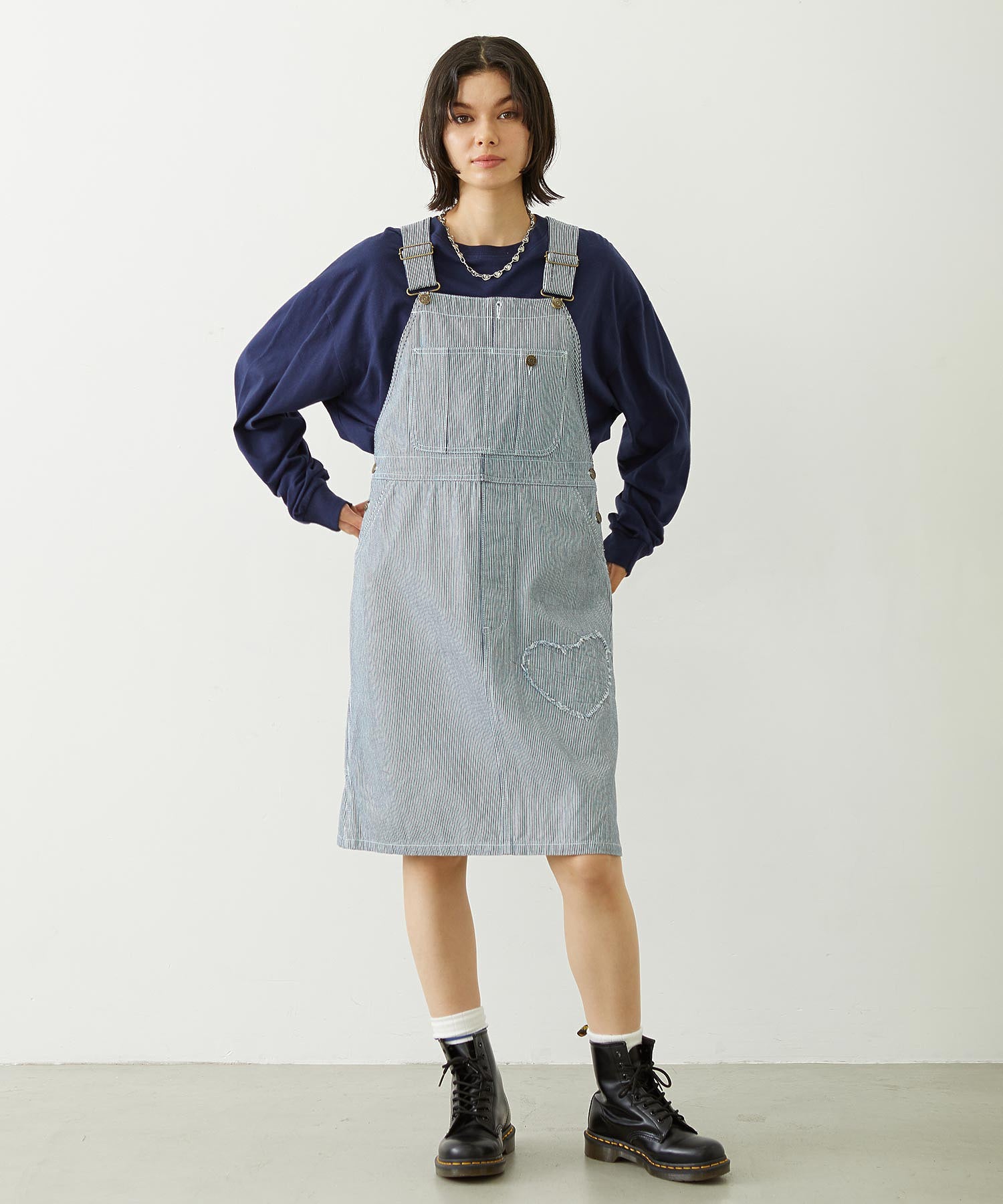 PATCH SALOPETTE SKIRT
