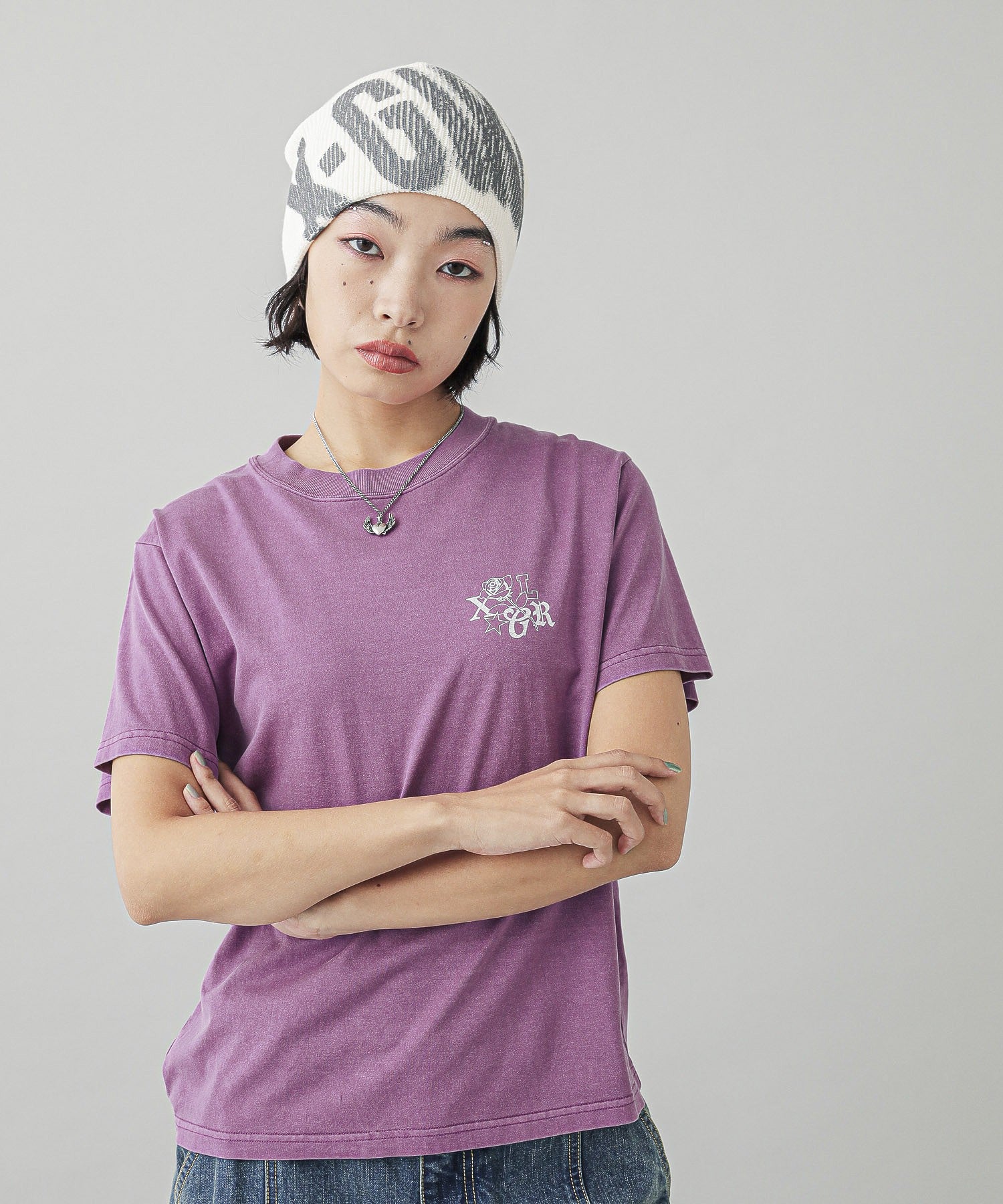 ROSE LOGO FADED S/S TEE