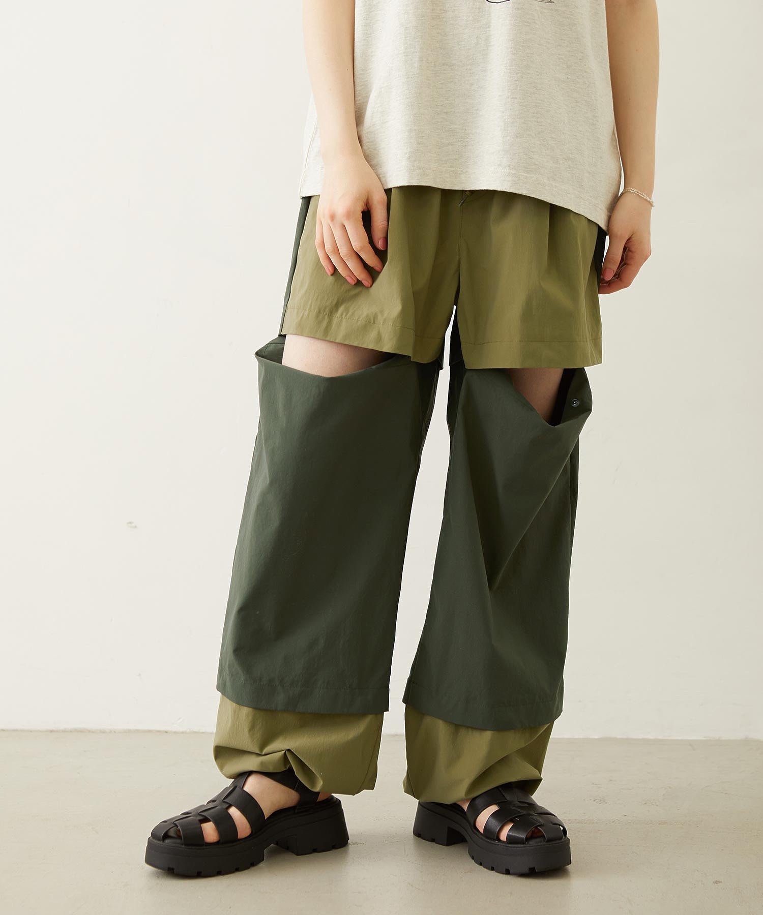 BICOLOR PANTS