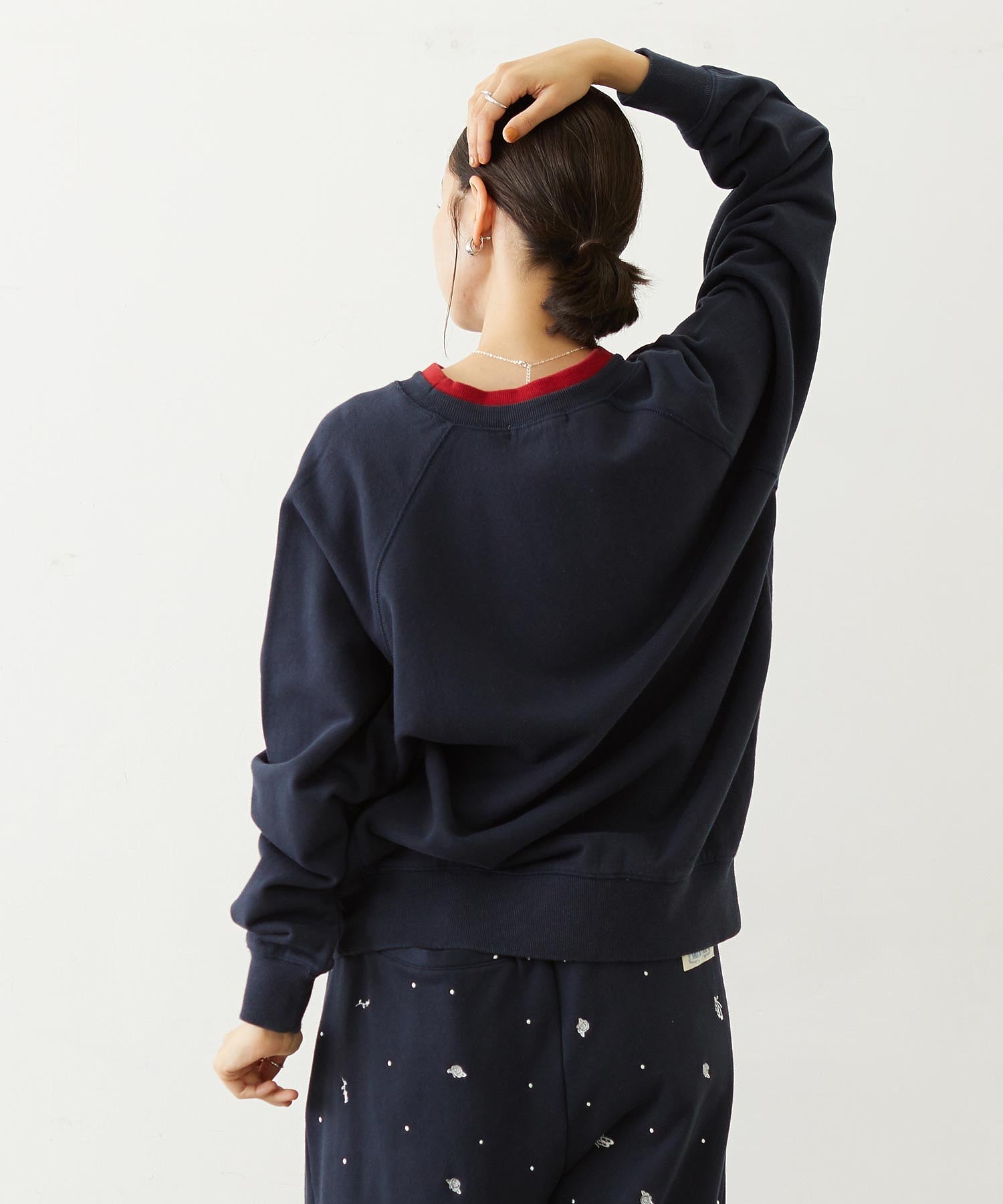 M.FEDDY DOUBLE COLLAR SWEAT TOP