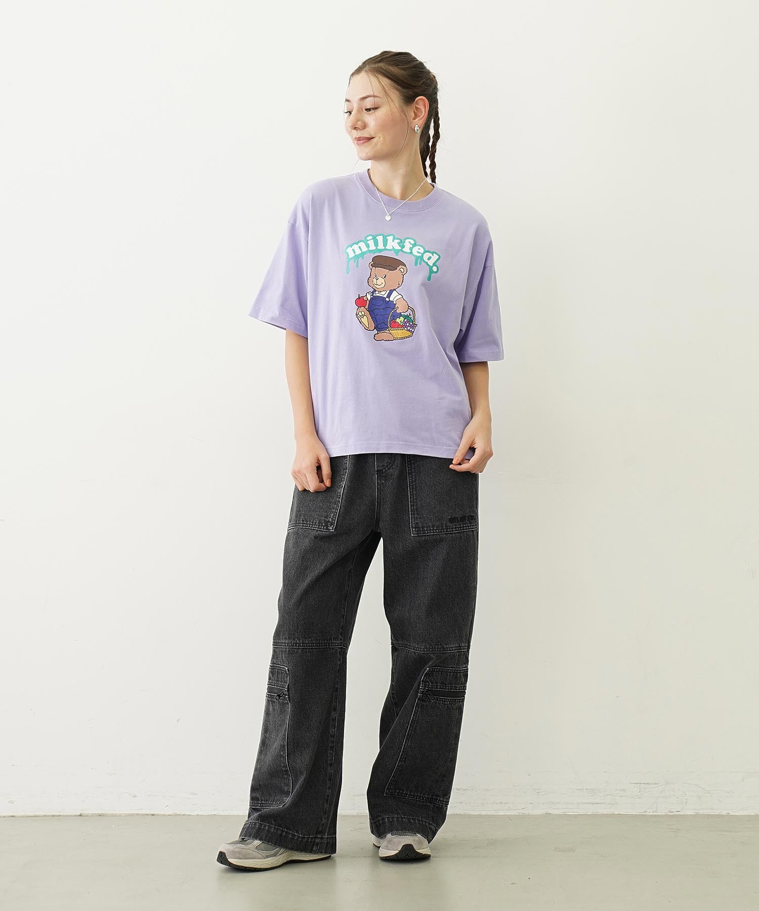 GLITTER BEAR FRUIT WIDE S/S TEE