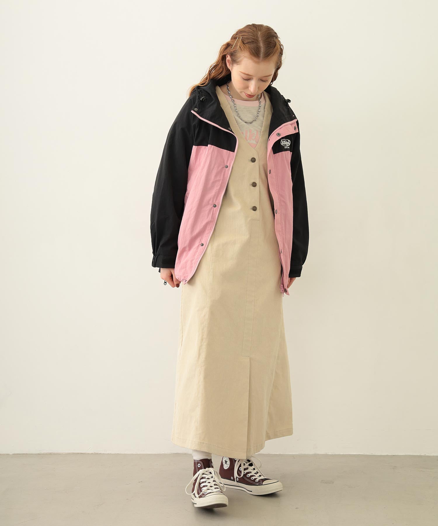 CORDUROY JUMPER SKIRT