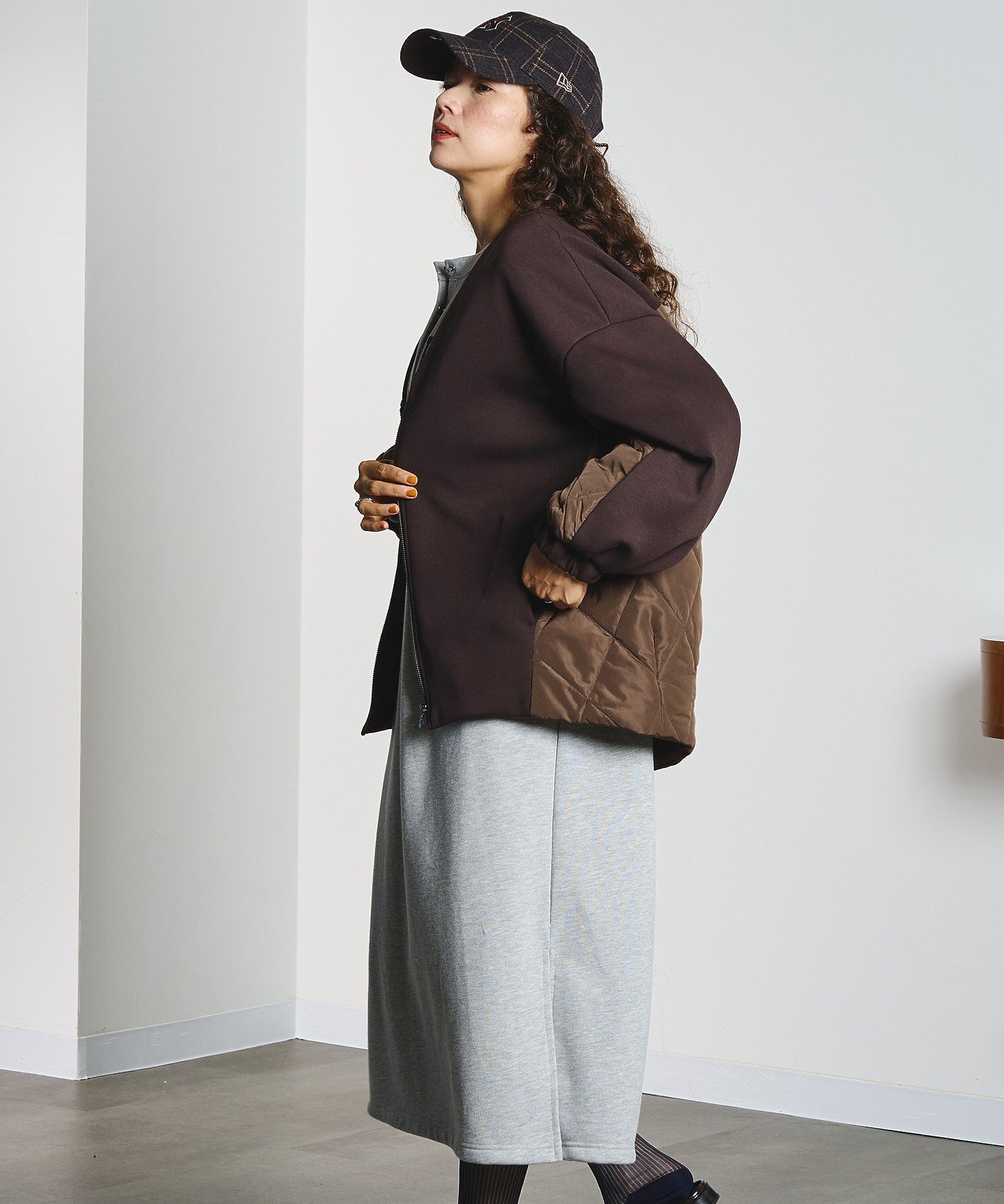 HENLEY NECK DRESS