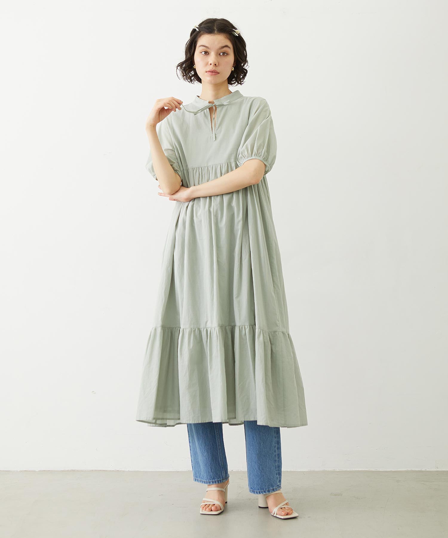 STRAIGHT DENIM PANTS