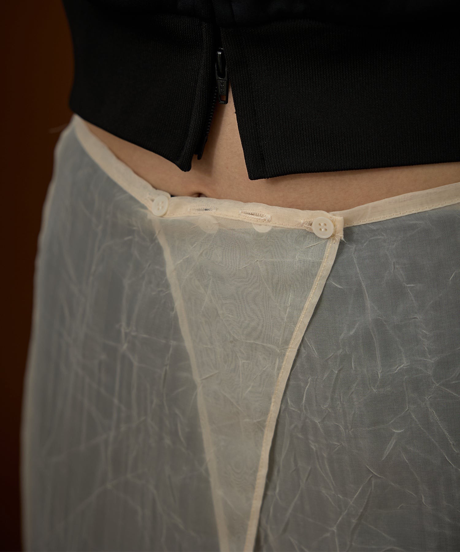 SHEER WRAP SKIRT DISPATCHER NO.8