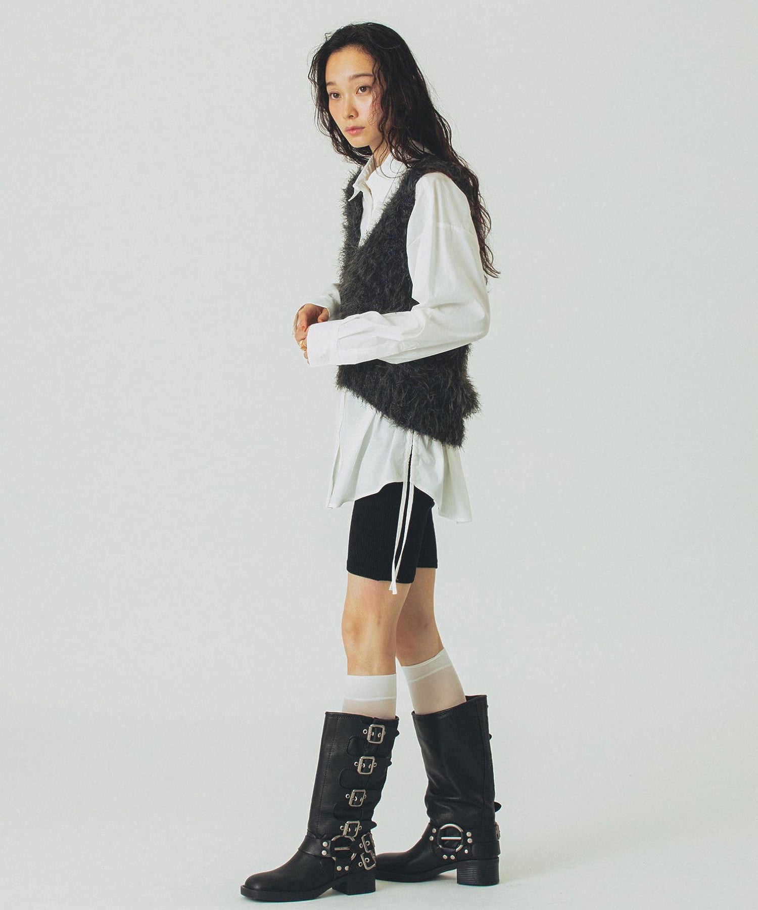 model:161cm 着用サイズ:ONE SIZE