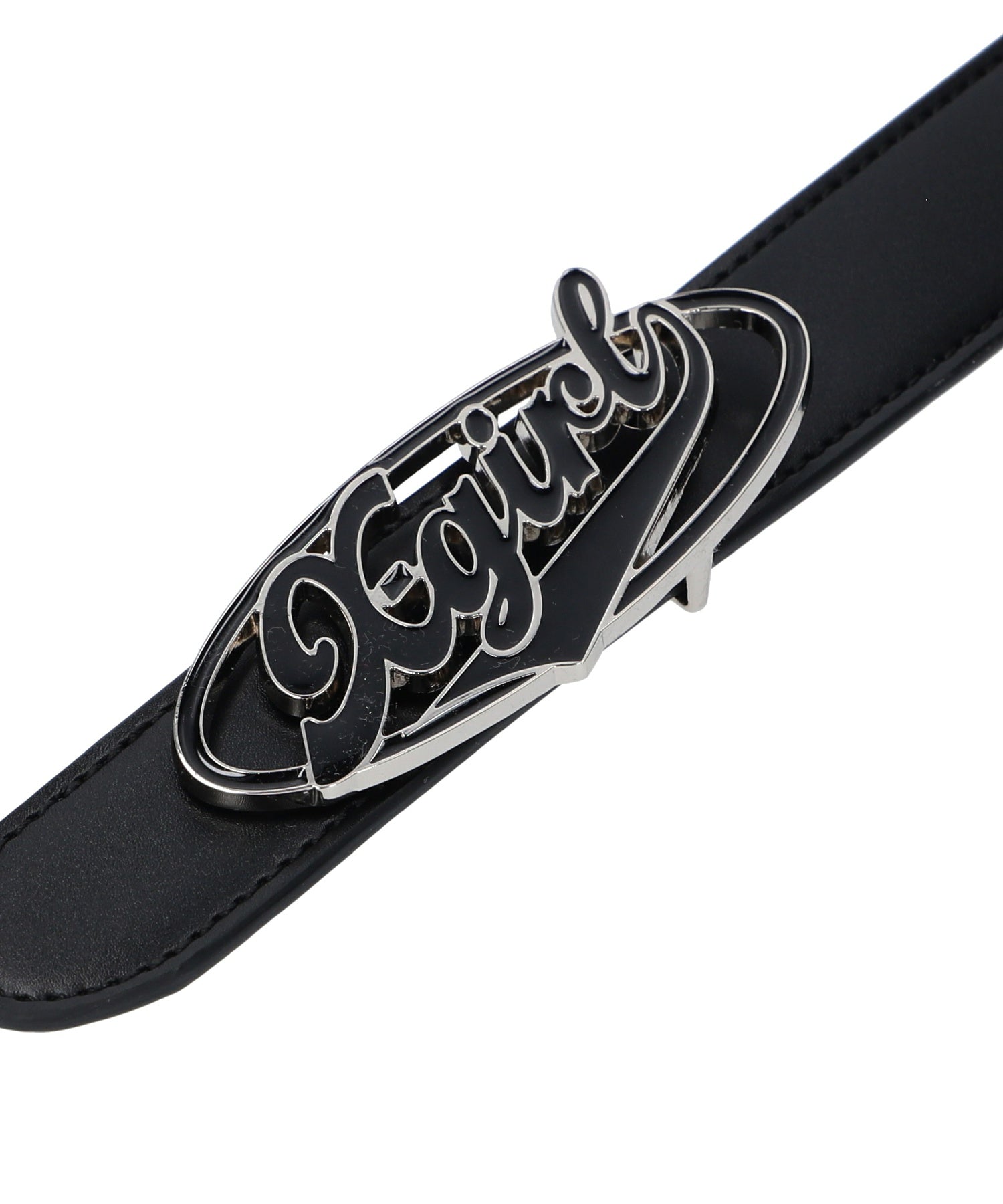 OVAL LOGO BUCKLE BELT