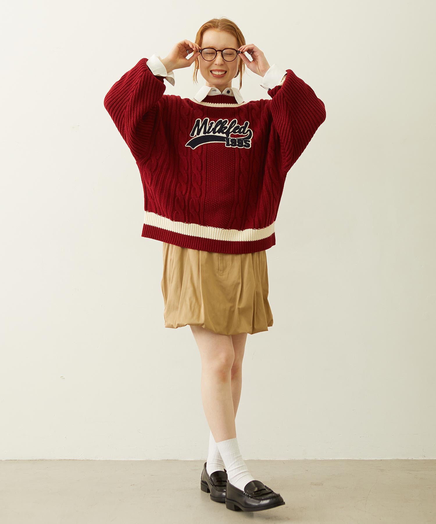 CRICKET KNIT PATCH TOP