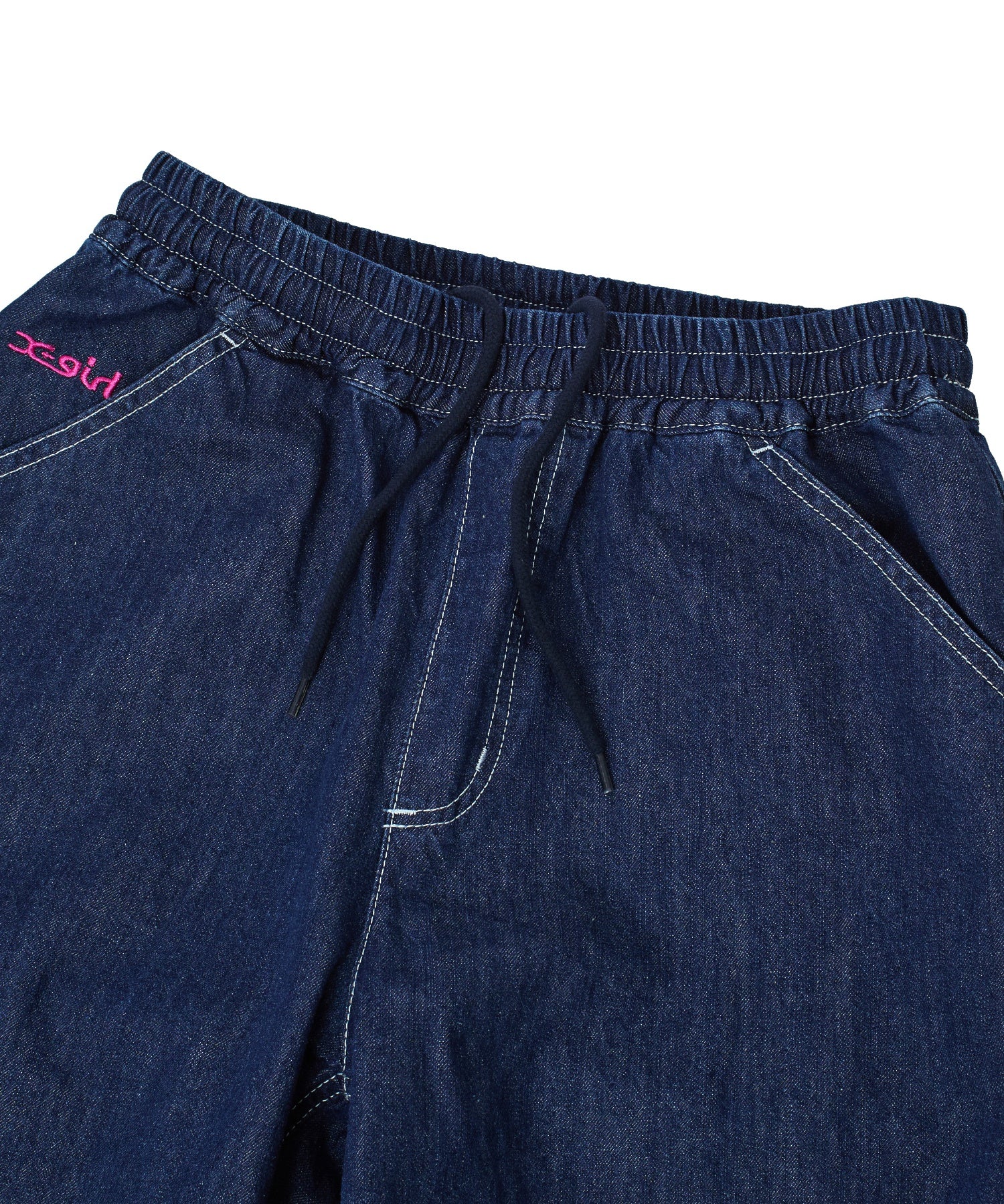 FACE LABEL POCKET EASY PANTS