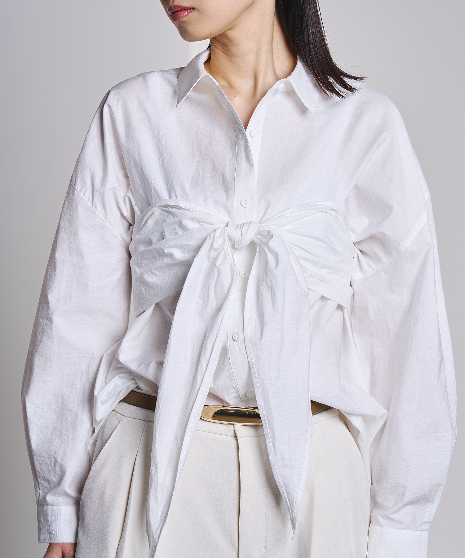 GENE HEAVENS/BUST AND WAIST 3WAY TIE SHIRT