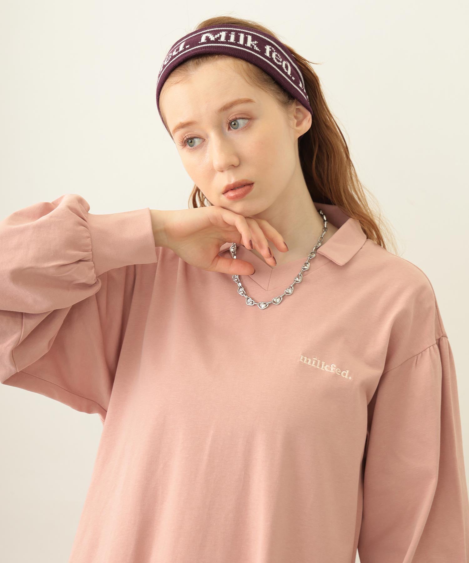 LOGO KNIT HAIR BAND