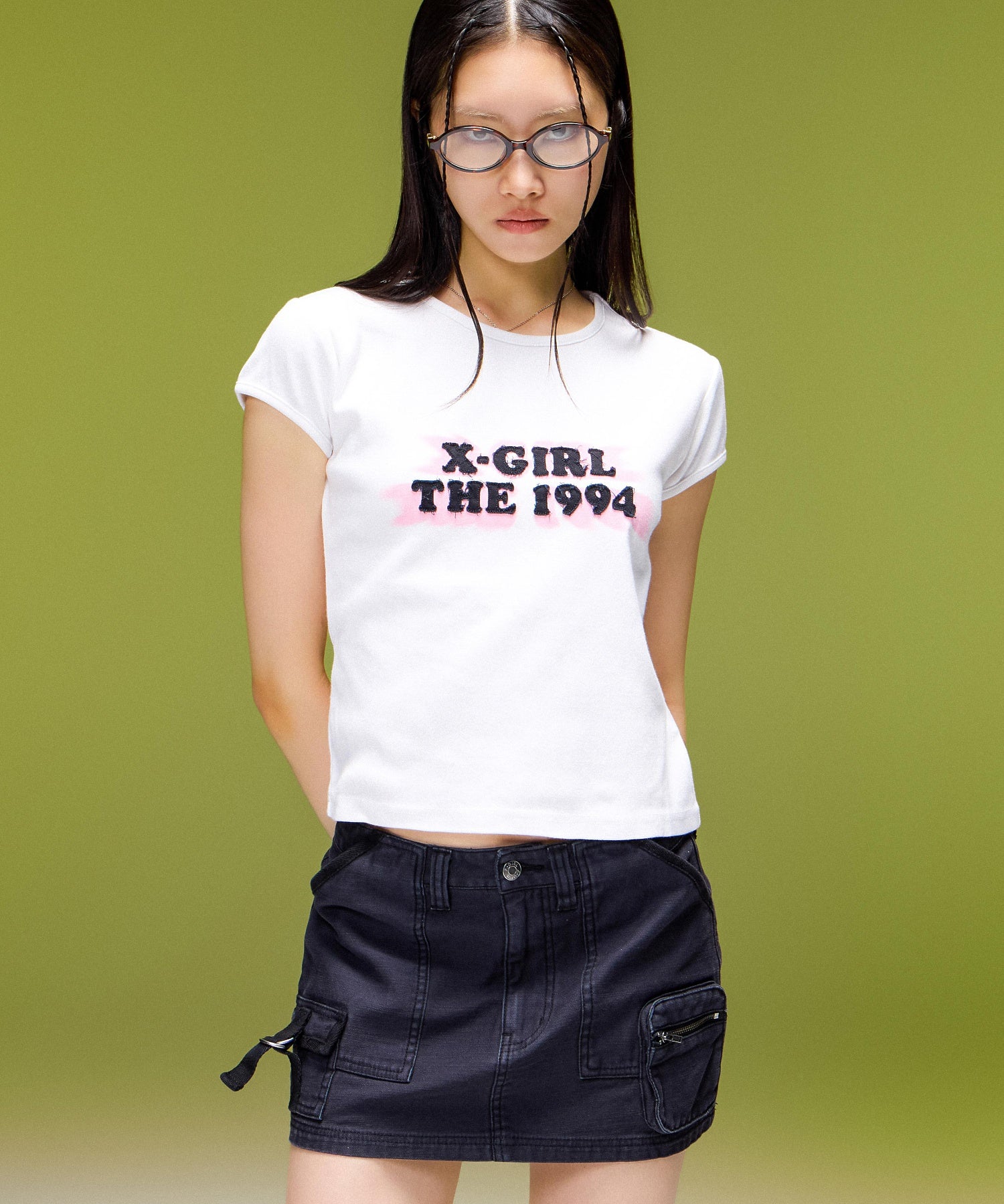 MULTI POCKET MINI SKIRT