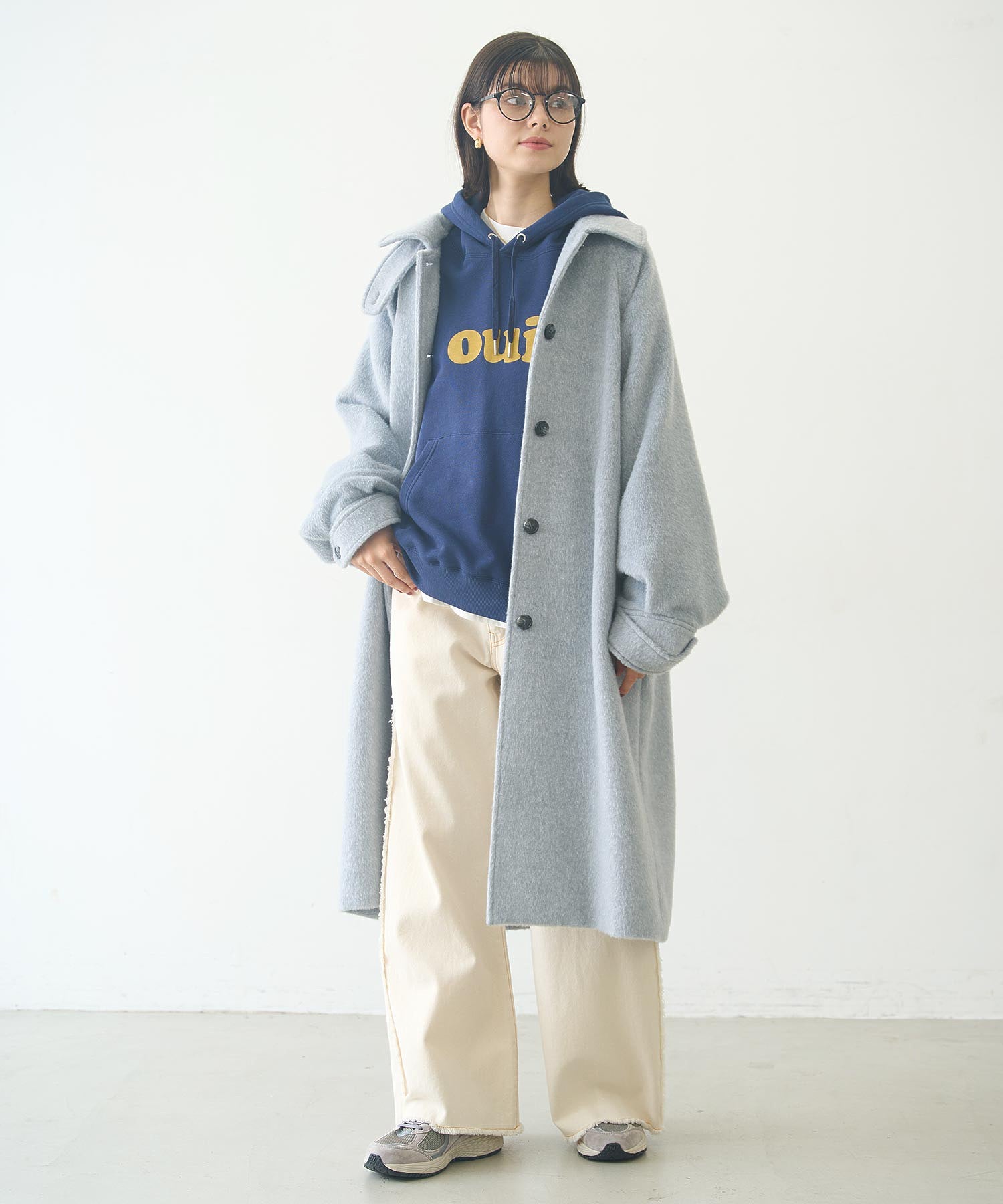 VOLUME SLEEVE LONG COAT