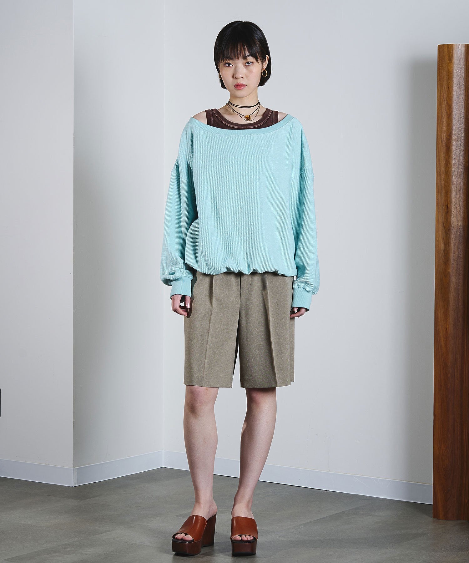 model:168cm 着用サイズ:M