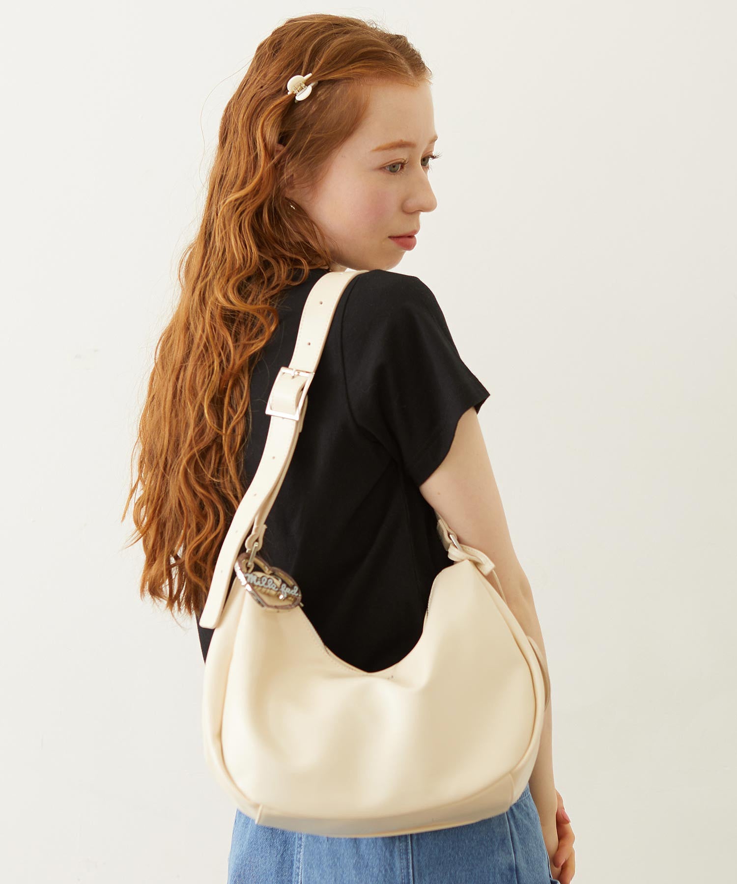 HEART MIRROR SHOULDER BAG