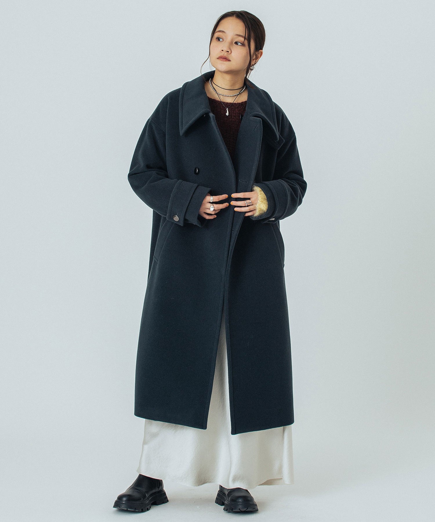 model:160cm 着用サイズ:S