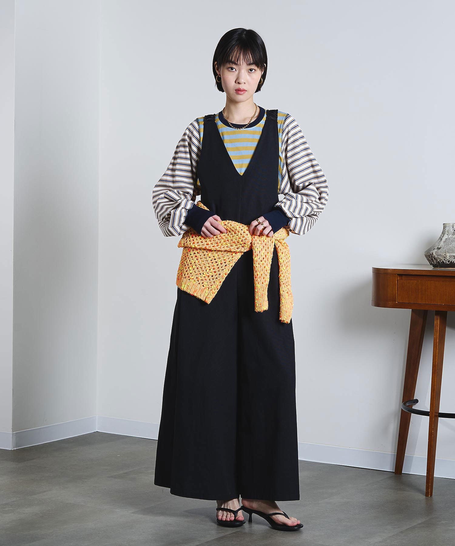 mici/MESH KNIT PULLOVER