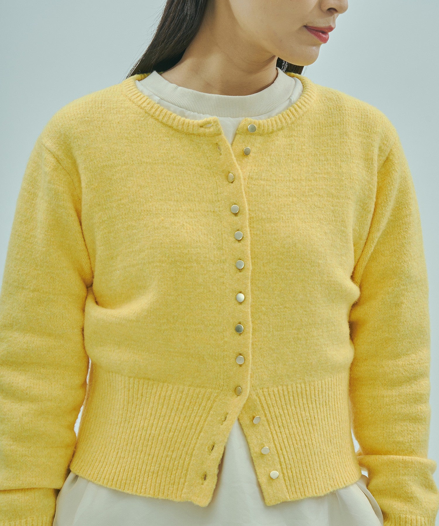 CROPPED KNIT CARDIGAN