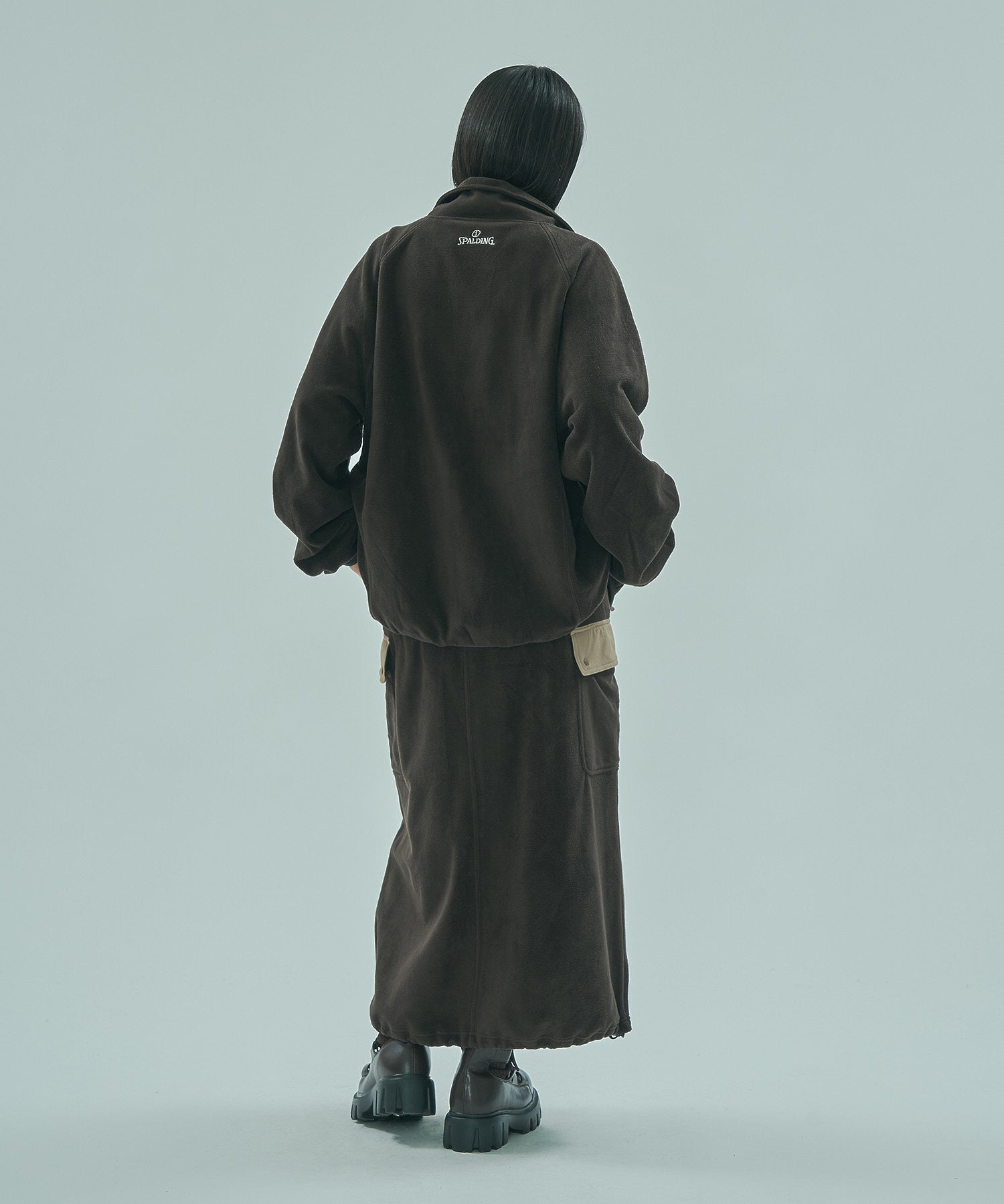 SPALDING x ROSE BUD FLEECE JACKET