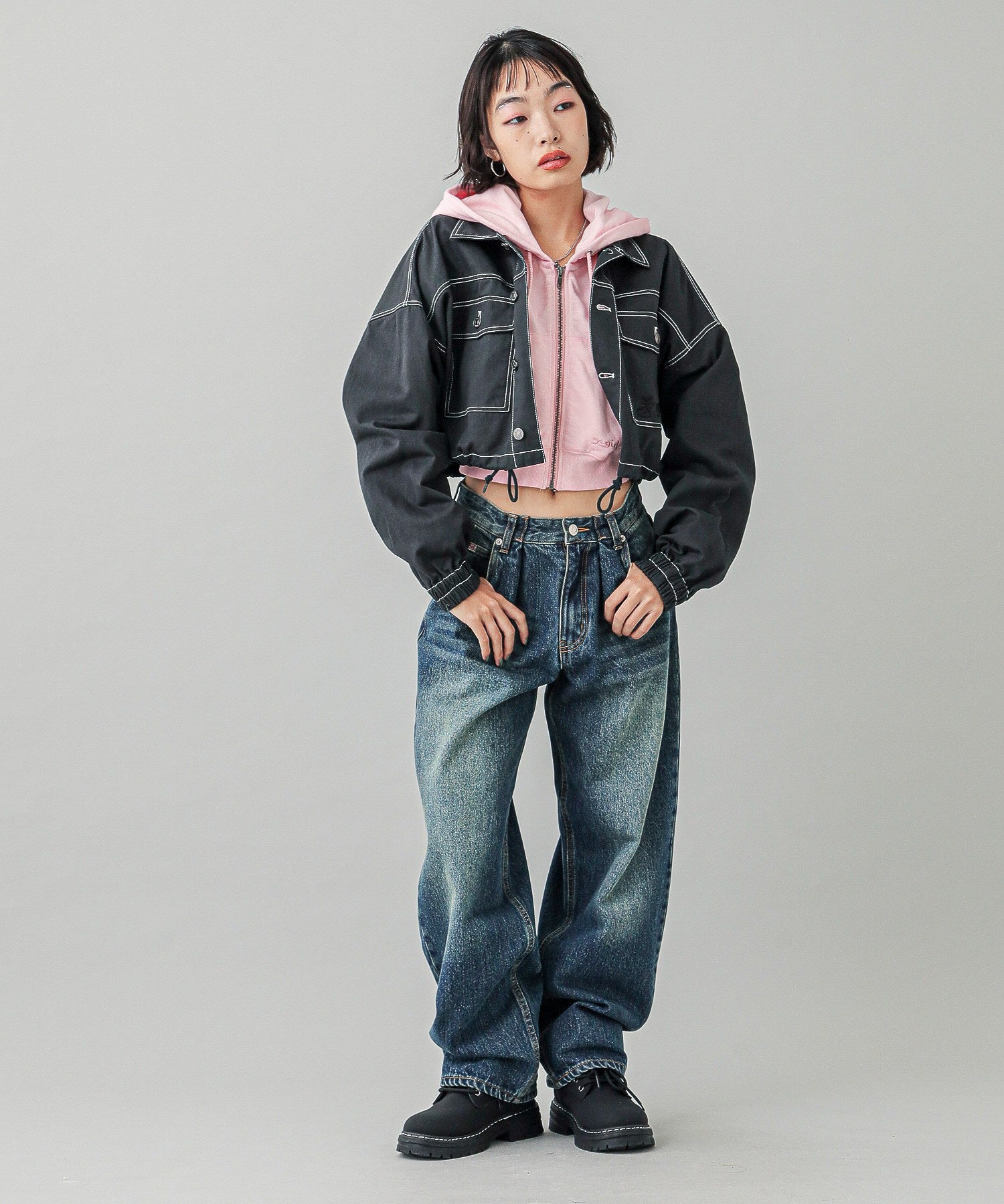 2WAY CROPPED JACKET