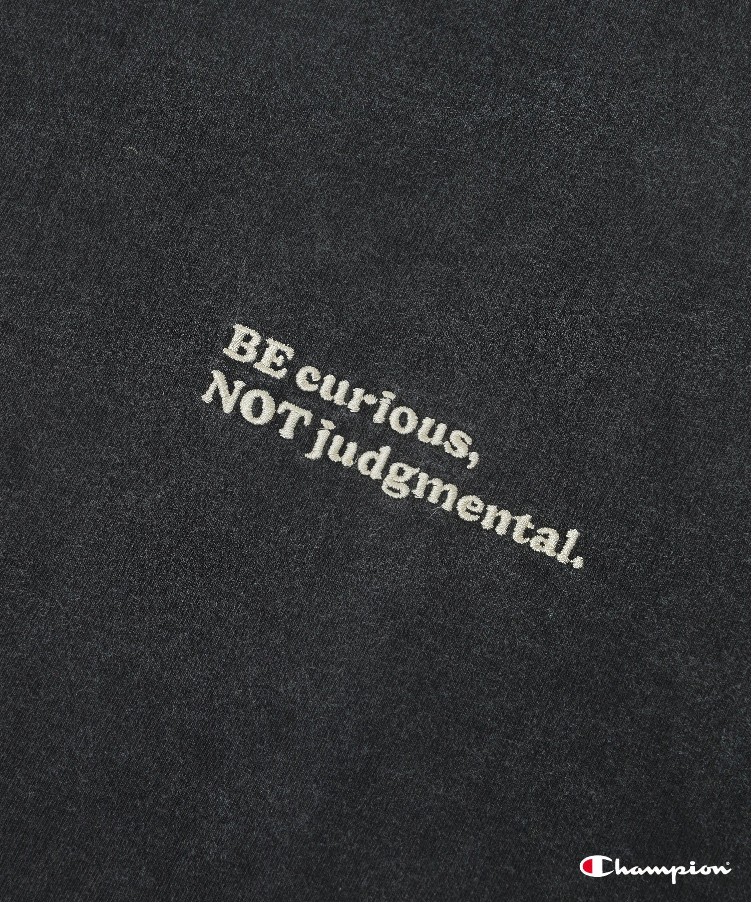 【Champion別注】ROSE BUD×Champion/LOGO EMBROIDERY BIG TEE