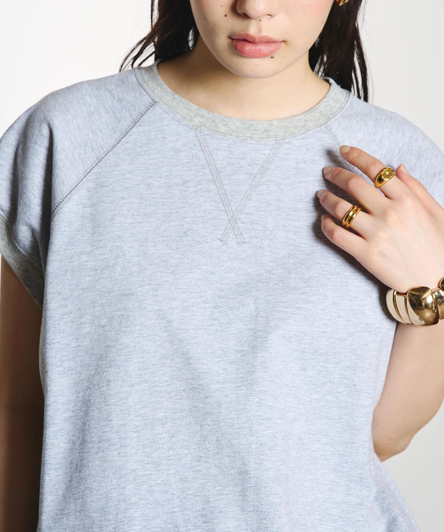 CAP SLEEVE SWEAT