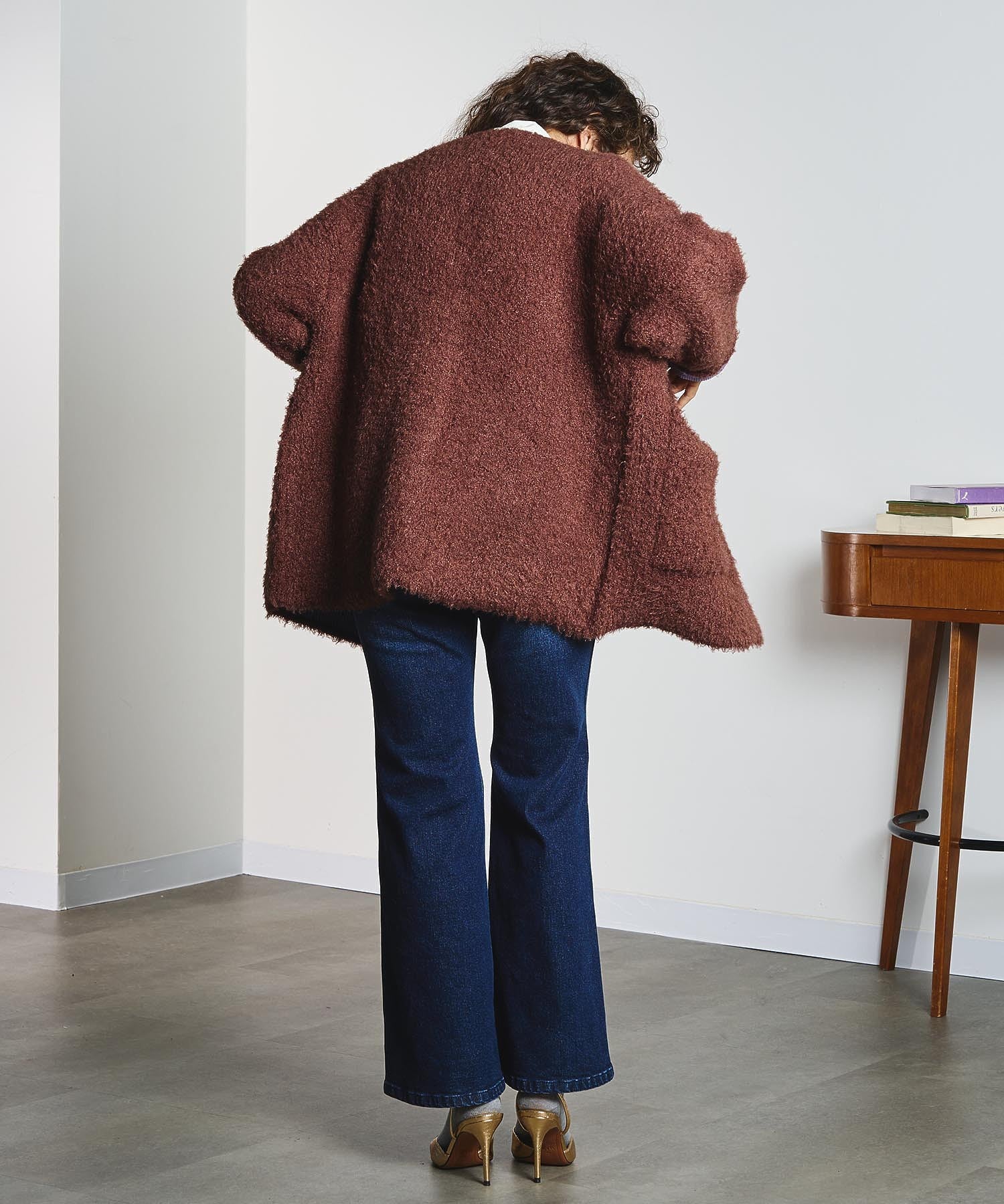 DOUBLE FACED CARDIGAN