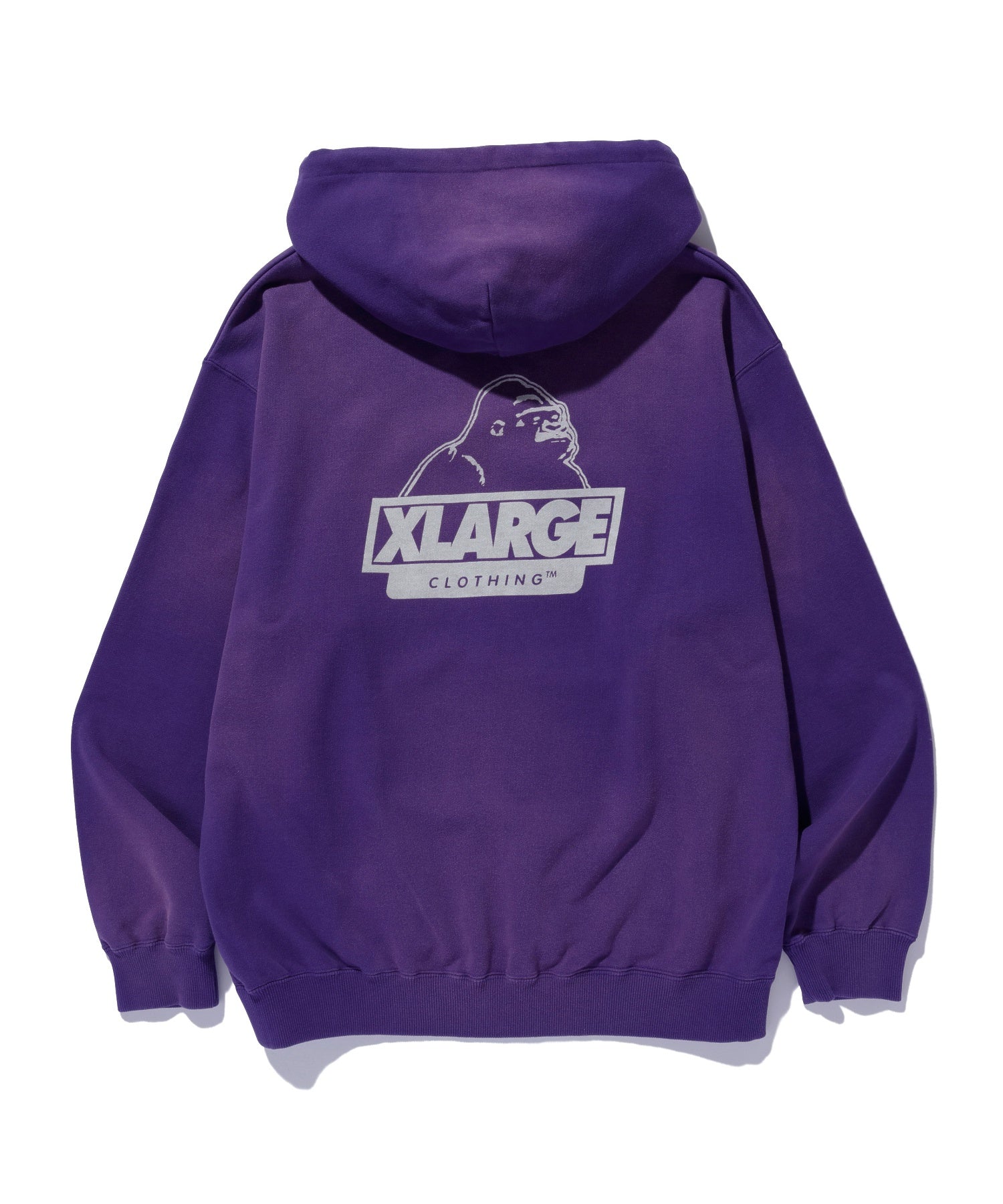 DISCHARGE PRINTED SLANTED OG HOODED SWEATSHIRT