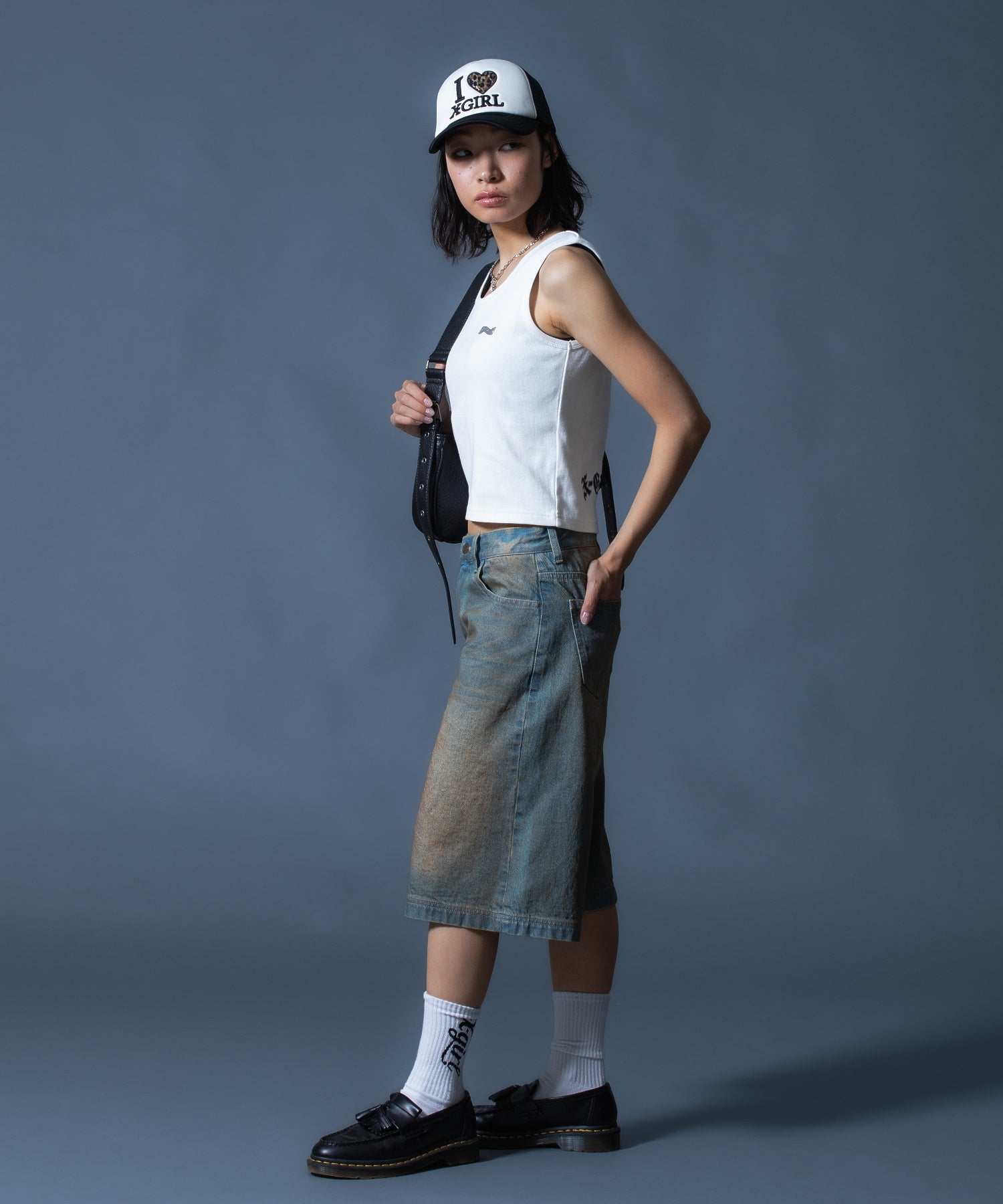 I LOVE X-GIRL TRUCKER CAP