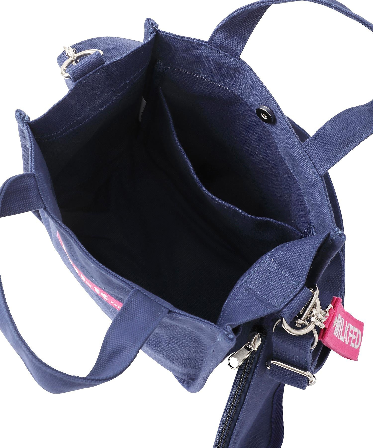 EMBROIDERED BAR MINI SHOULDER BAG W/STRAP MILKFED.