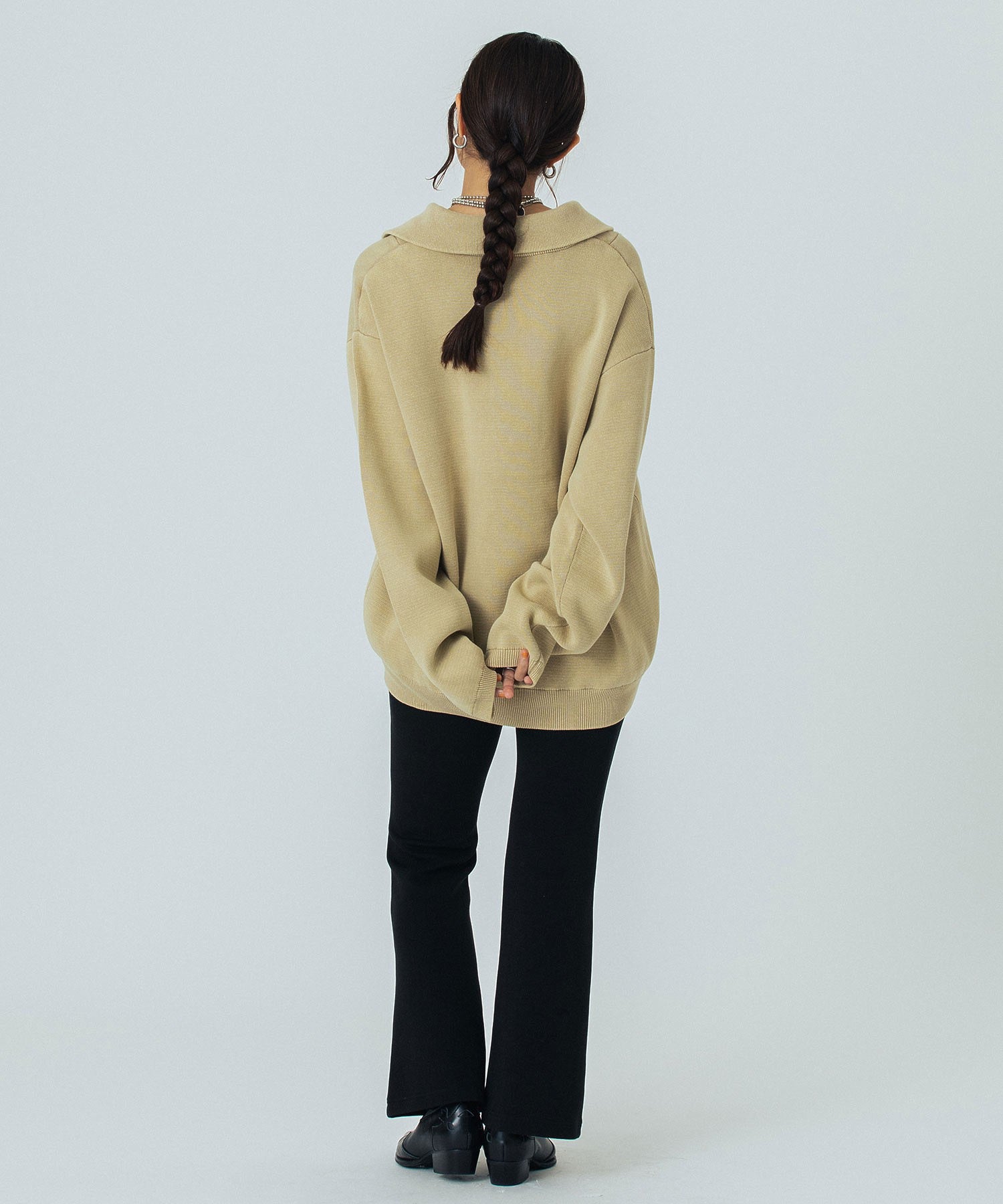 CUT FLARE PANTS
