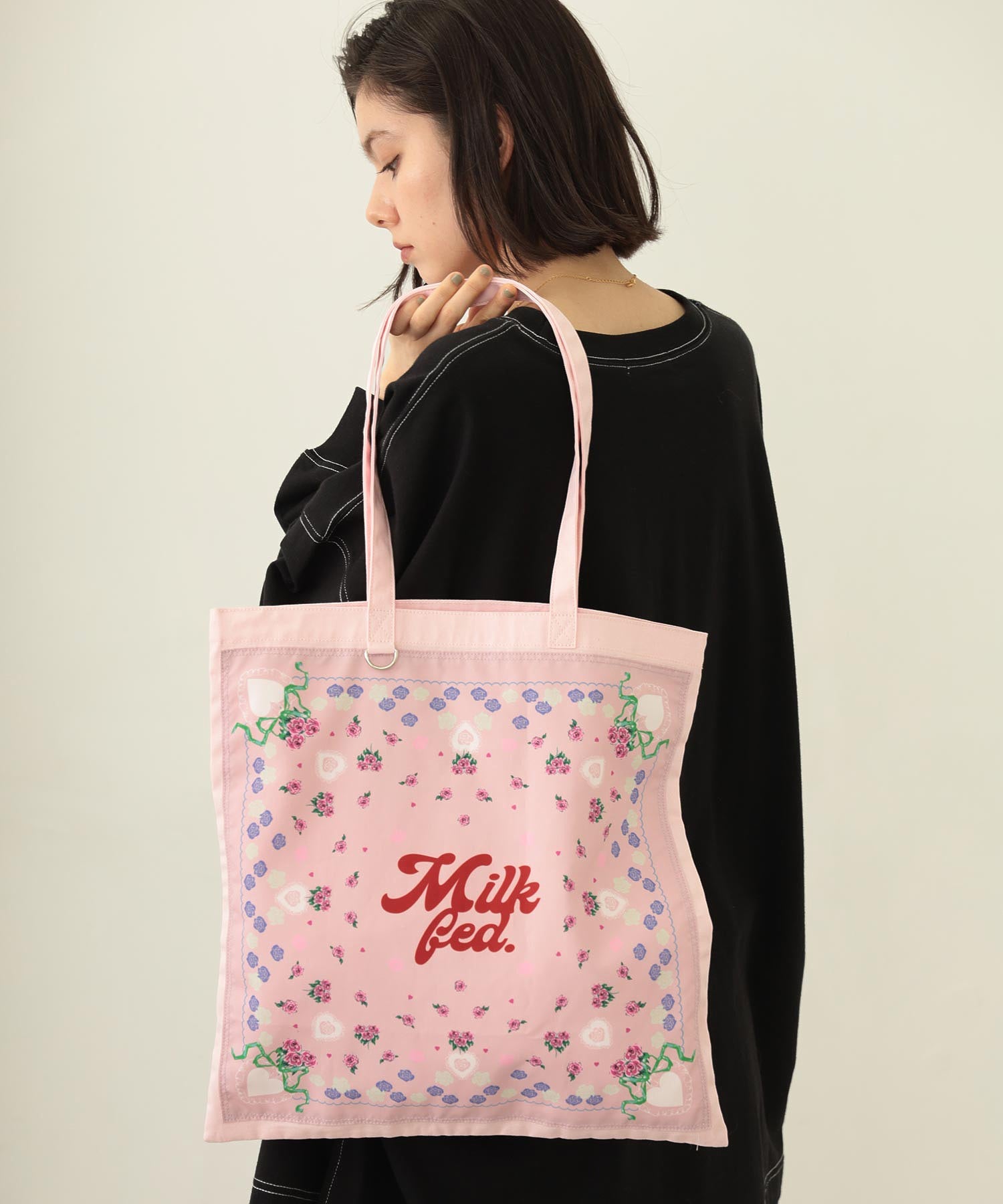 FLOWER PATTERN BANDANA BAG