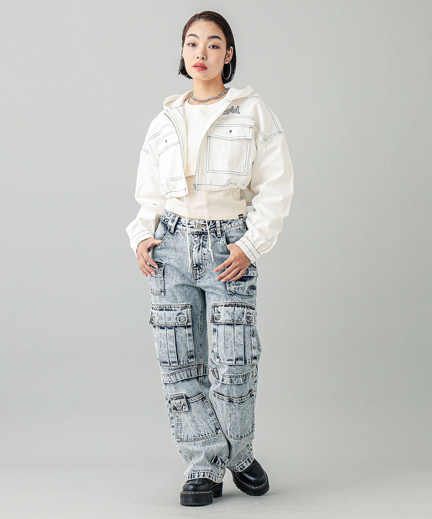 MULTI POCKET DENIM PANTS X-girl