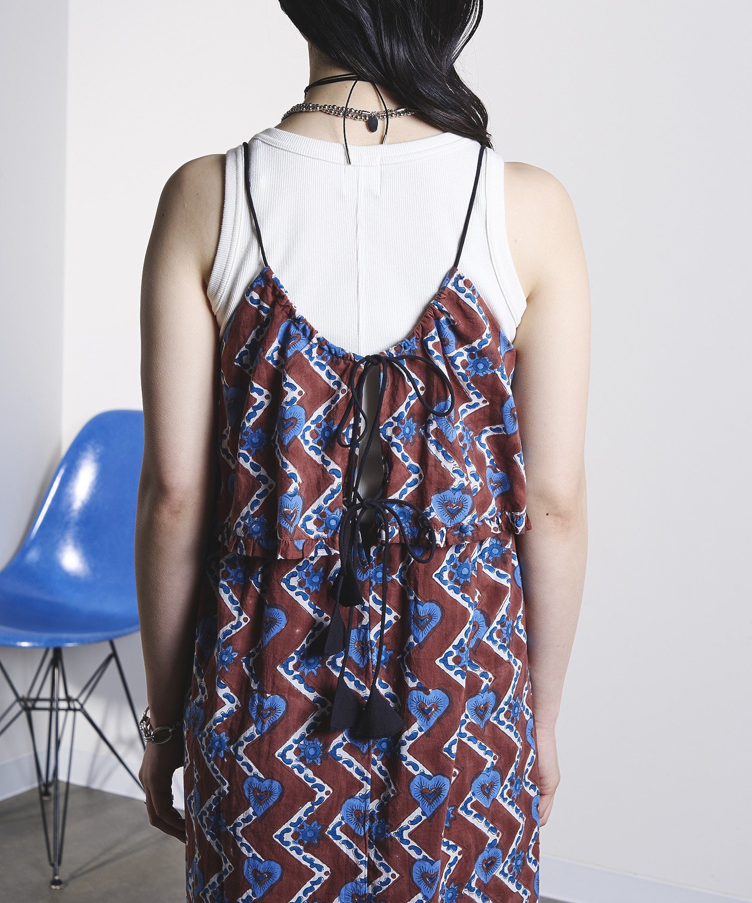 HEART PRINT DRESS