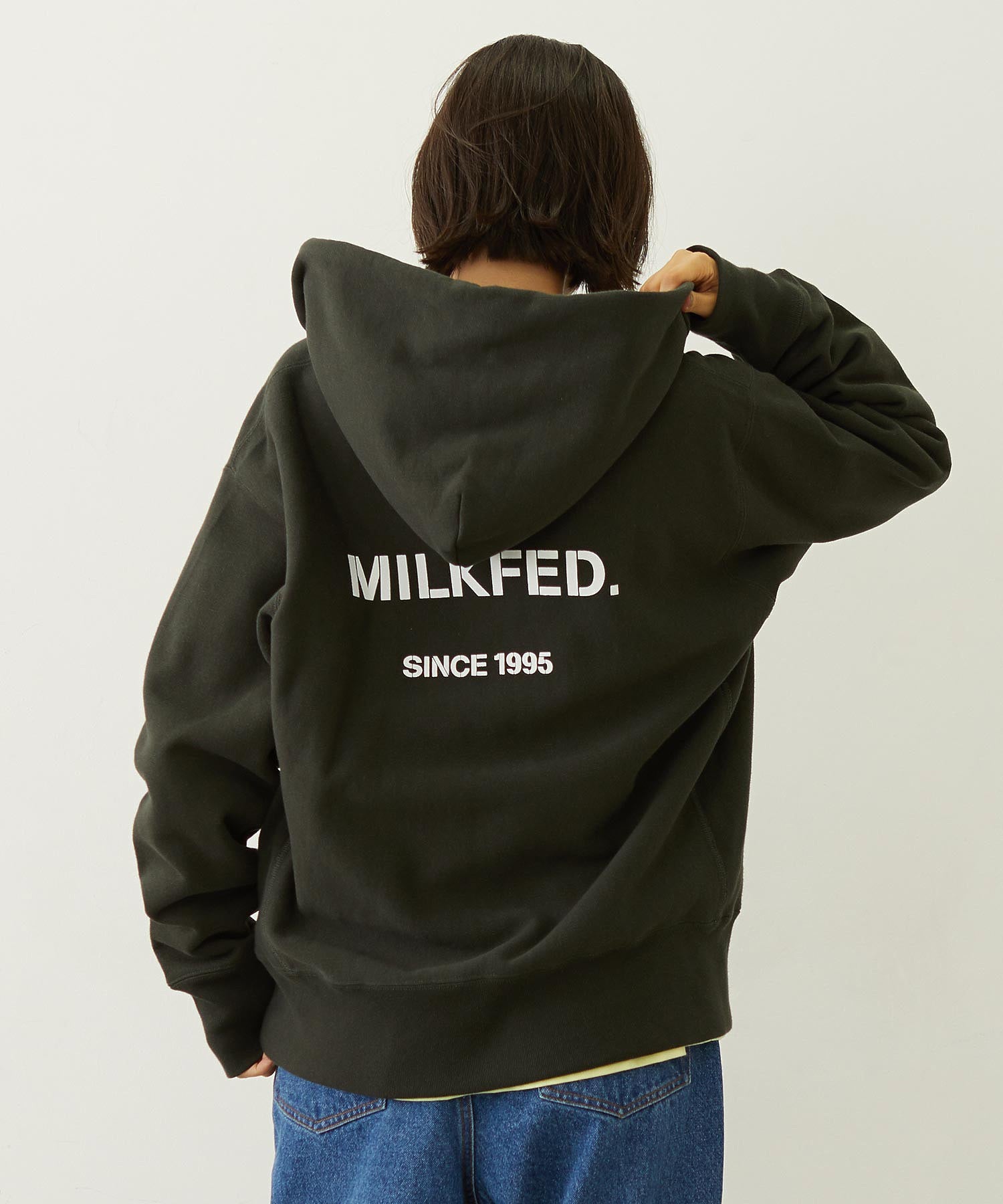MILKFED. × CHAMPION SWEAT ZIP HOODIE