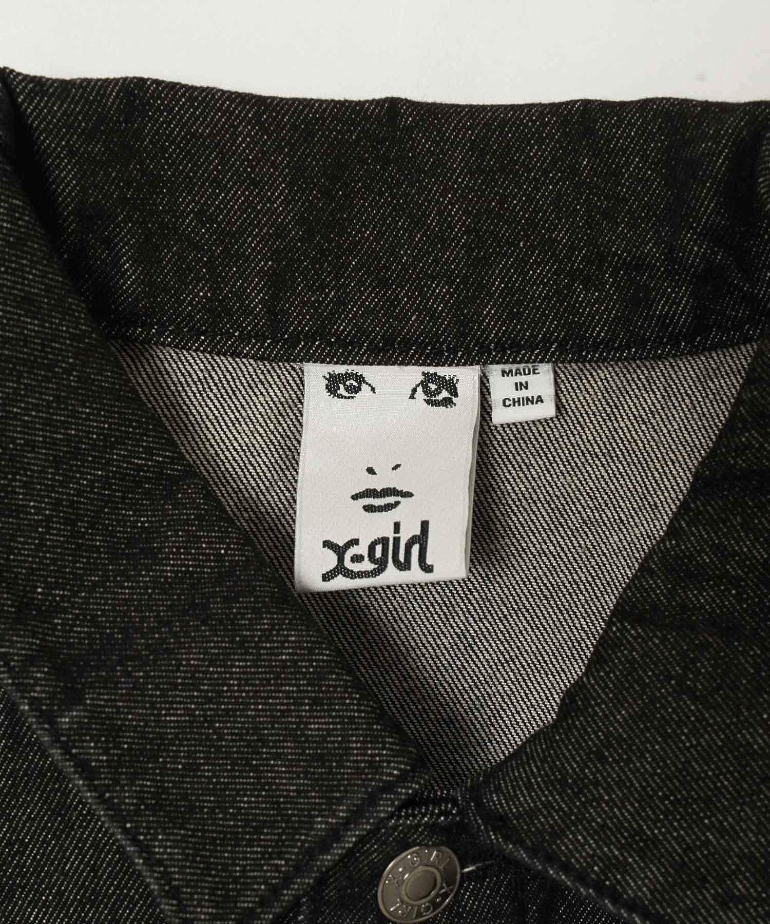 OVERDYED DENIM JACKET X-girl