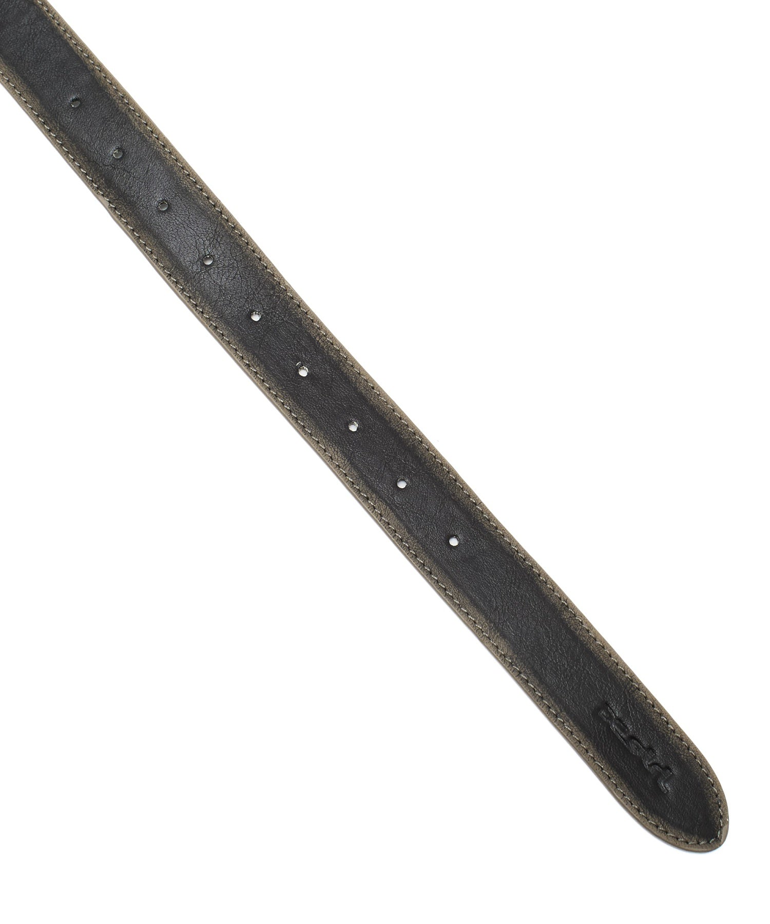 XG EMBLEM CLASP FAUX LEATHER BELT